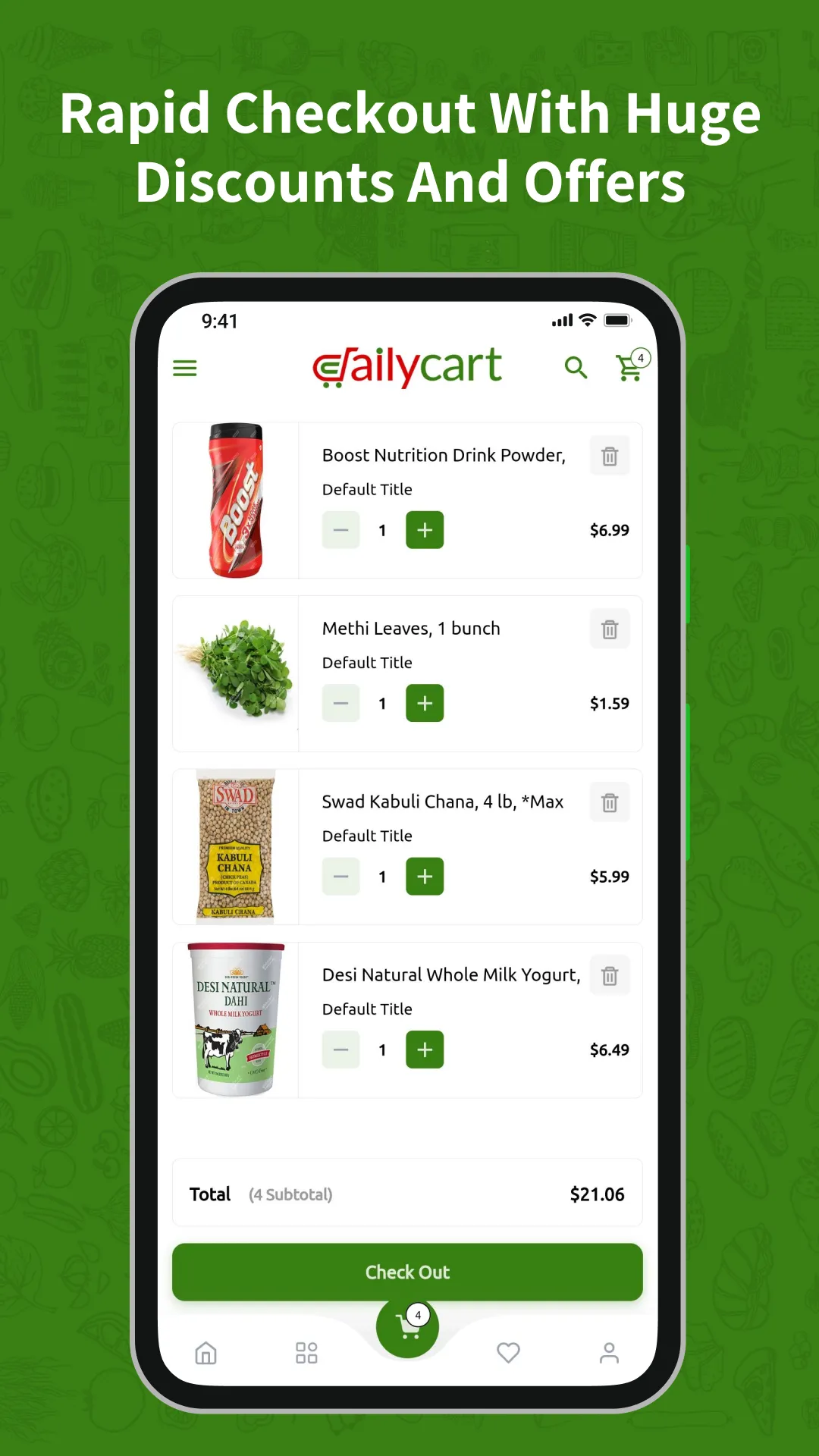 DailyCart | Indus Appstore | Screenshot