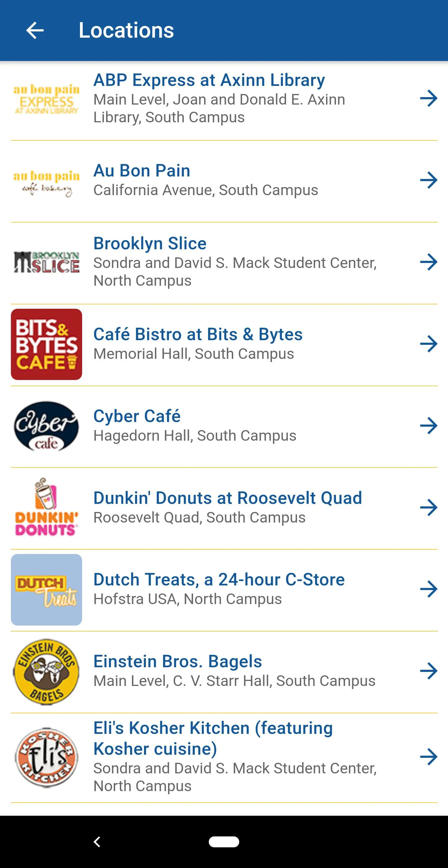 Hofstra University | Indus Appstore | Screenshot