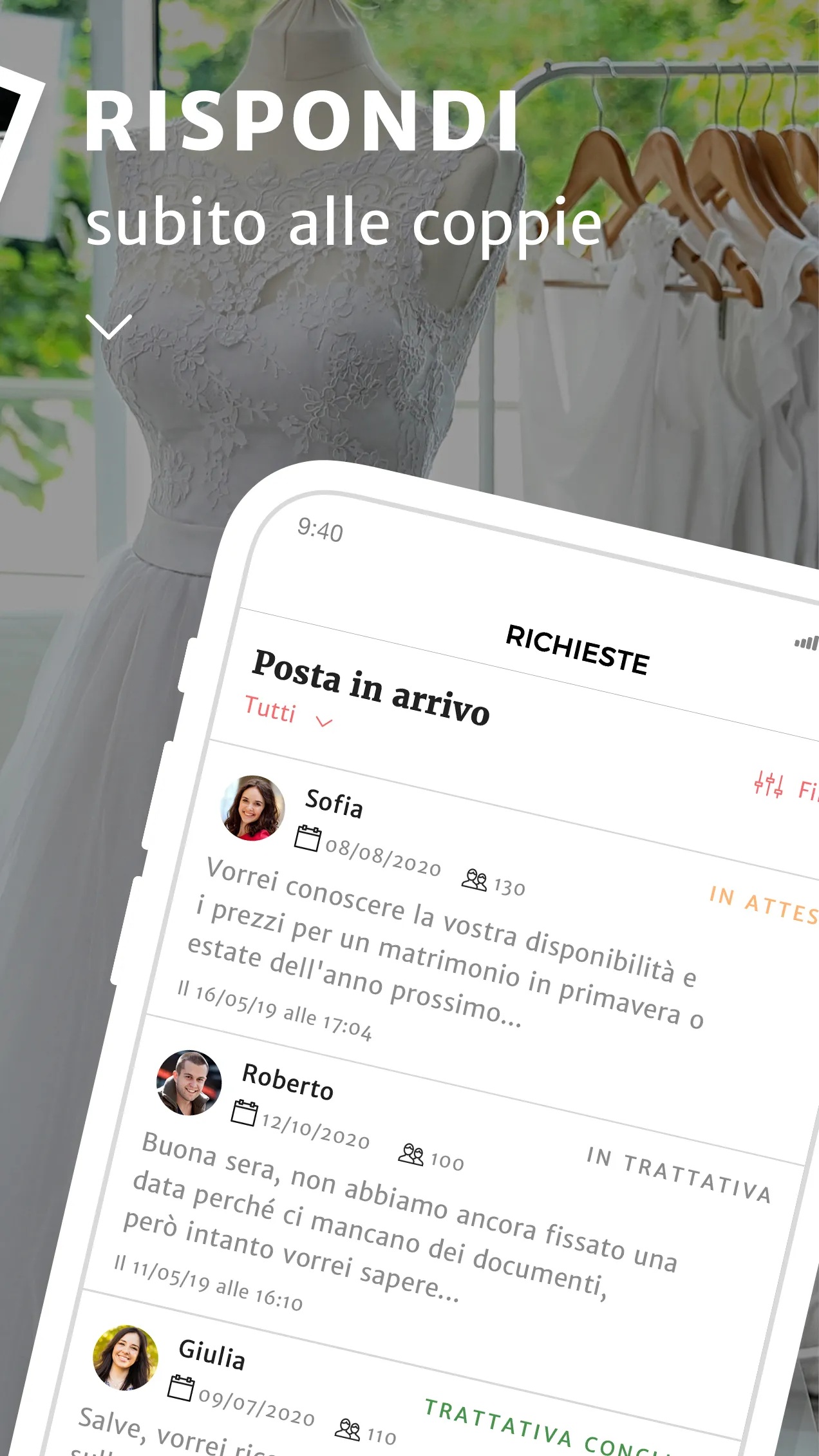 Matrimonio.com per le aziende | Indus Appstore | Screenshot