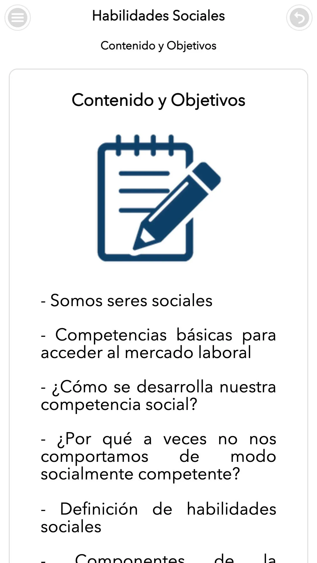 Habilidades Sociales | Indus Appstore | Screenshot