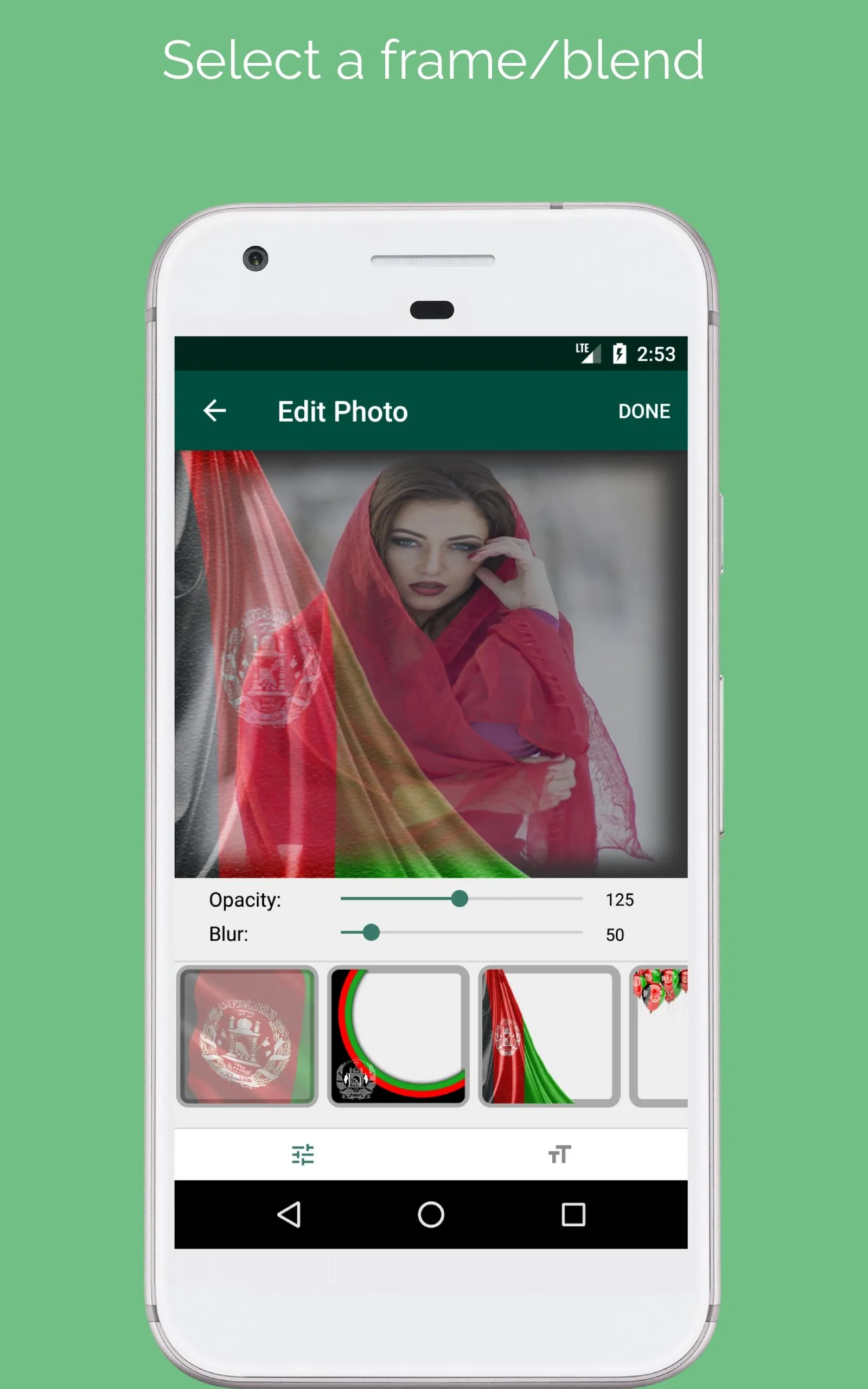 Afghan Photo Frame | Indus Appstore | Screenshot