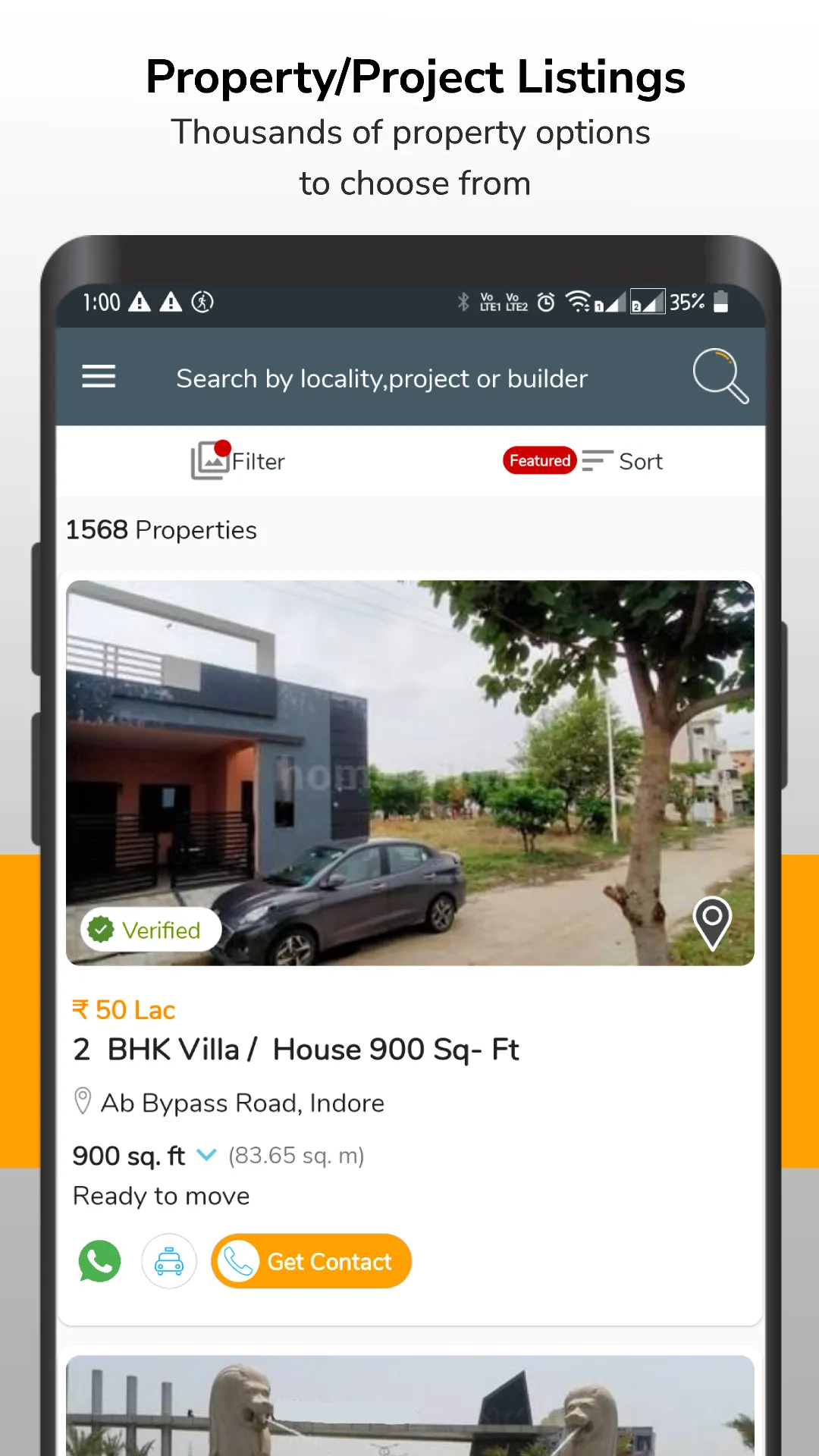 Homeonline - Property Finder | Indus Appstore | Screenshot