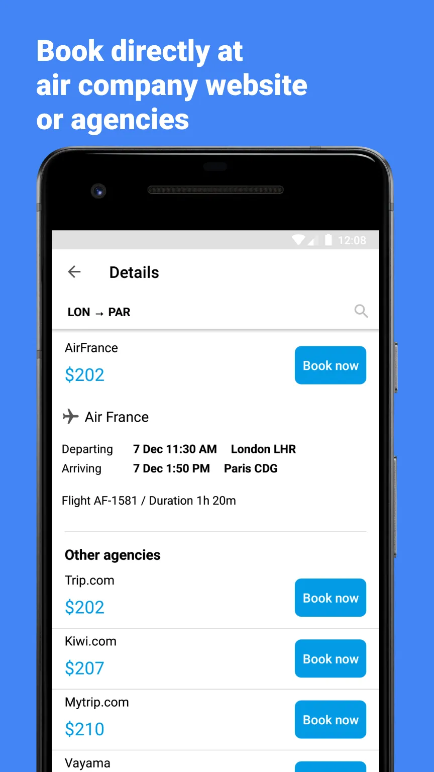 Cheap Flights | Indus Appstore | Screenshot