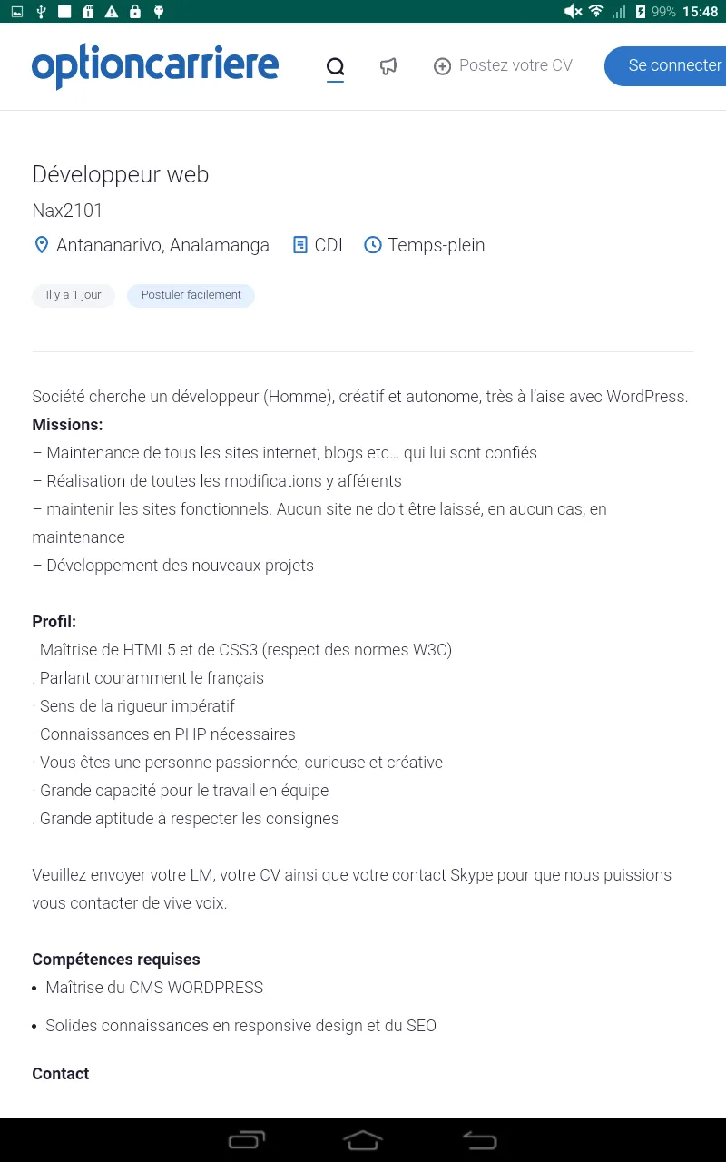 Madagascar Jobs | Indus Appstore | Screenshot