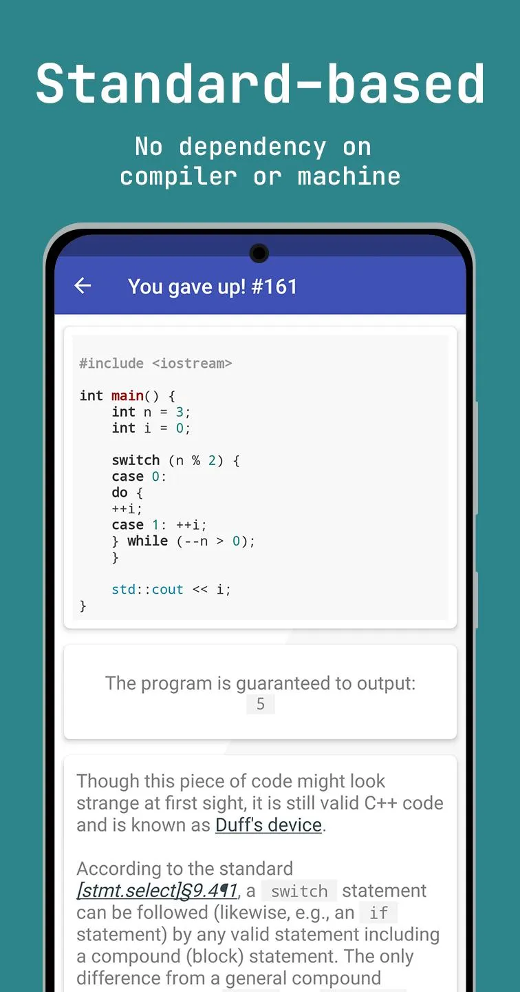 C++ Quiz | Indus Appstore | Screenshot