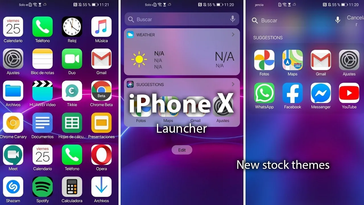 iPhone X Launcher For Android | Indus Appstore | Screenshot