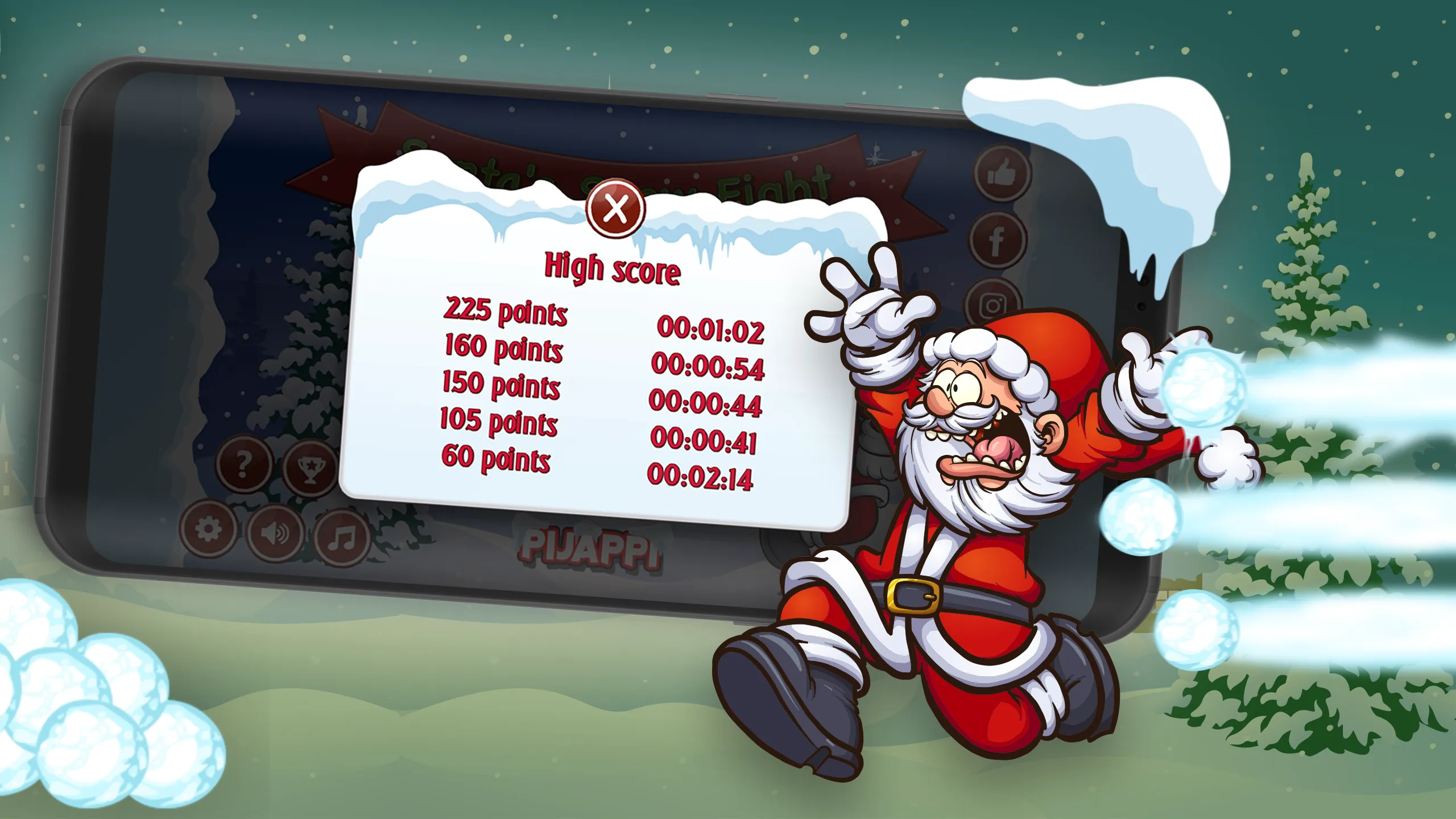 Santa's Snow Fight | Indus Appstore | Screenshot