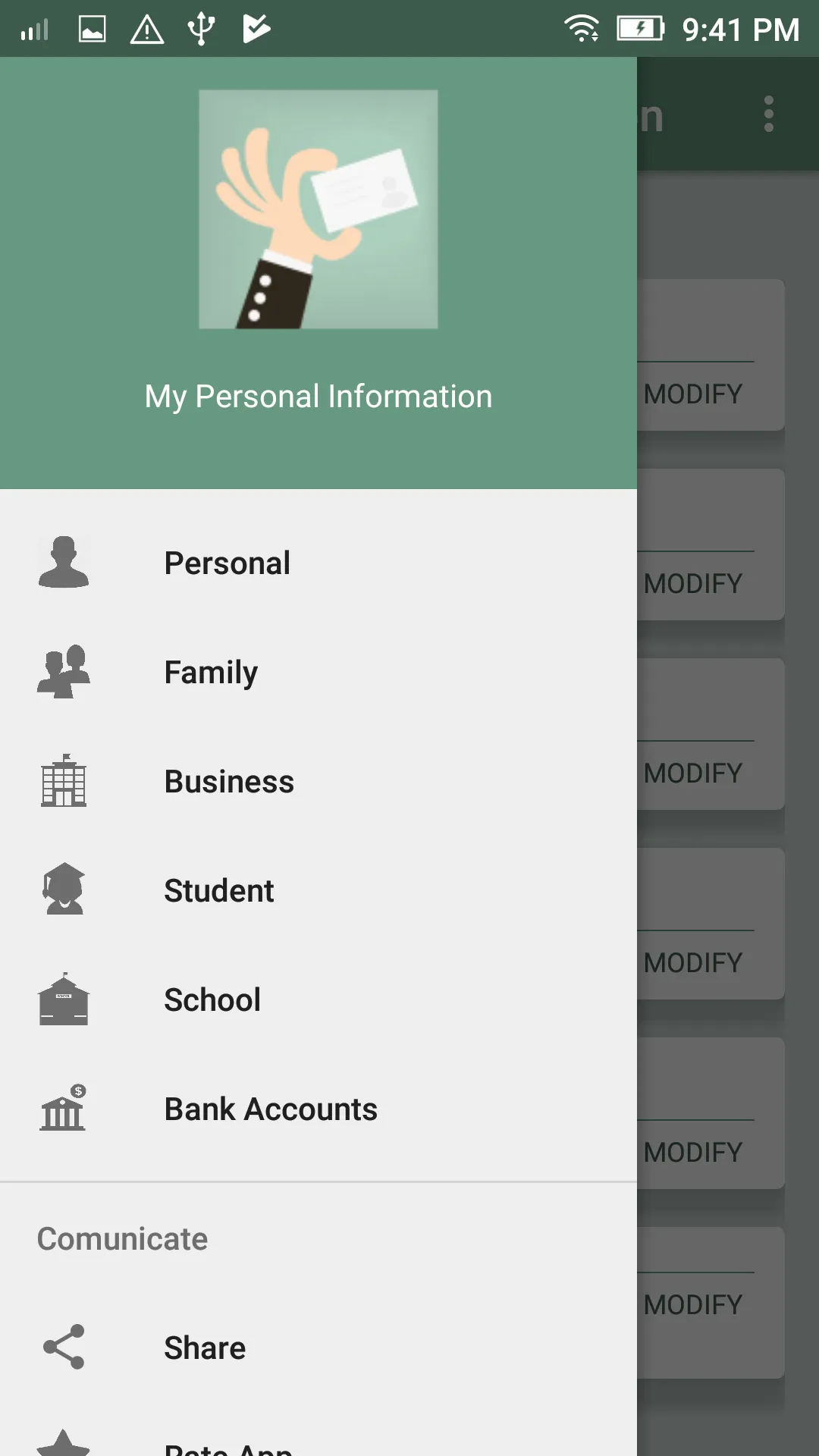 My Personal Information | Indus Appstore | Screenshot