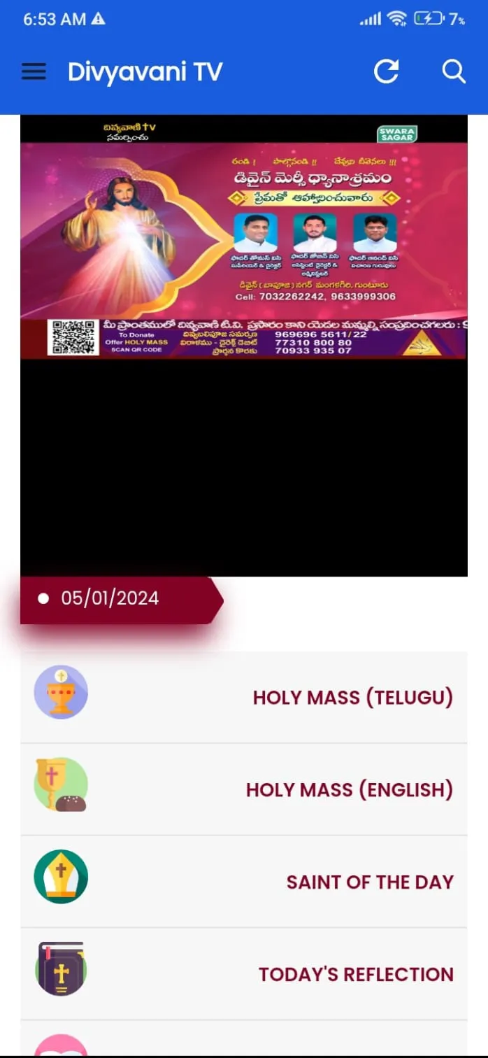 Divyavani Telugu Catholic TV | Indus Appstore | Screenshot