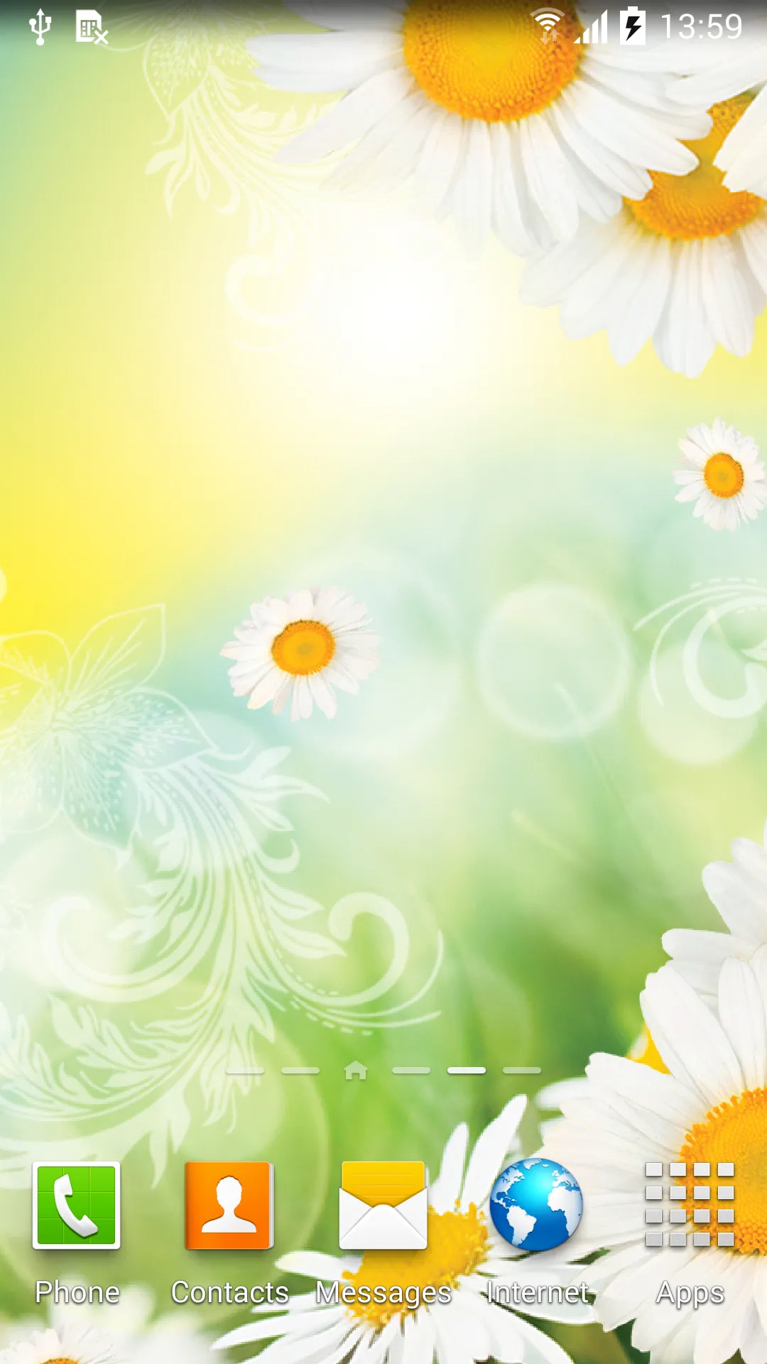 Daisies Live Wallpaper | Indus Appstore | Screenshot