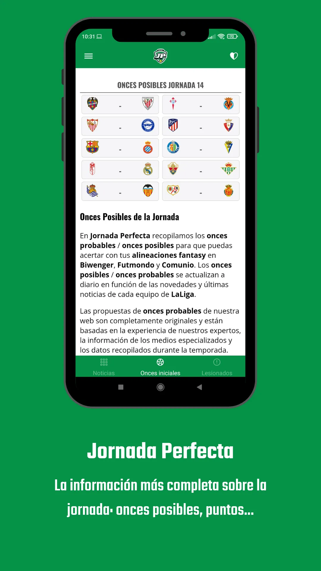 Jornada Perfecta | Indus Appstore | Screenshot