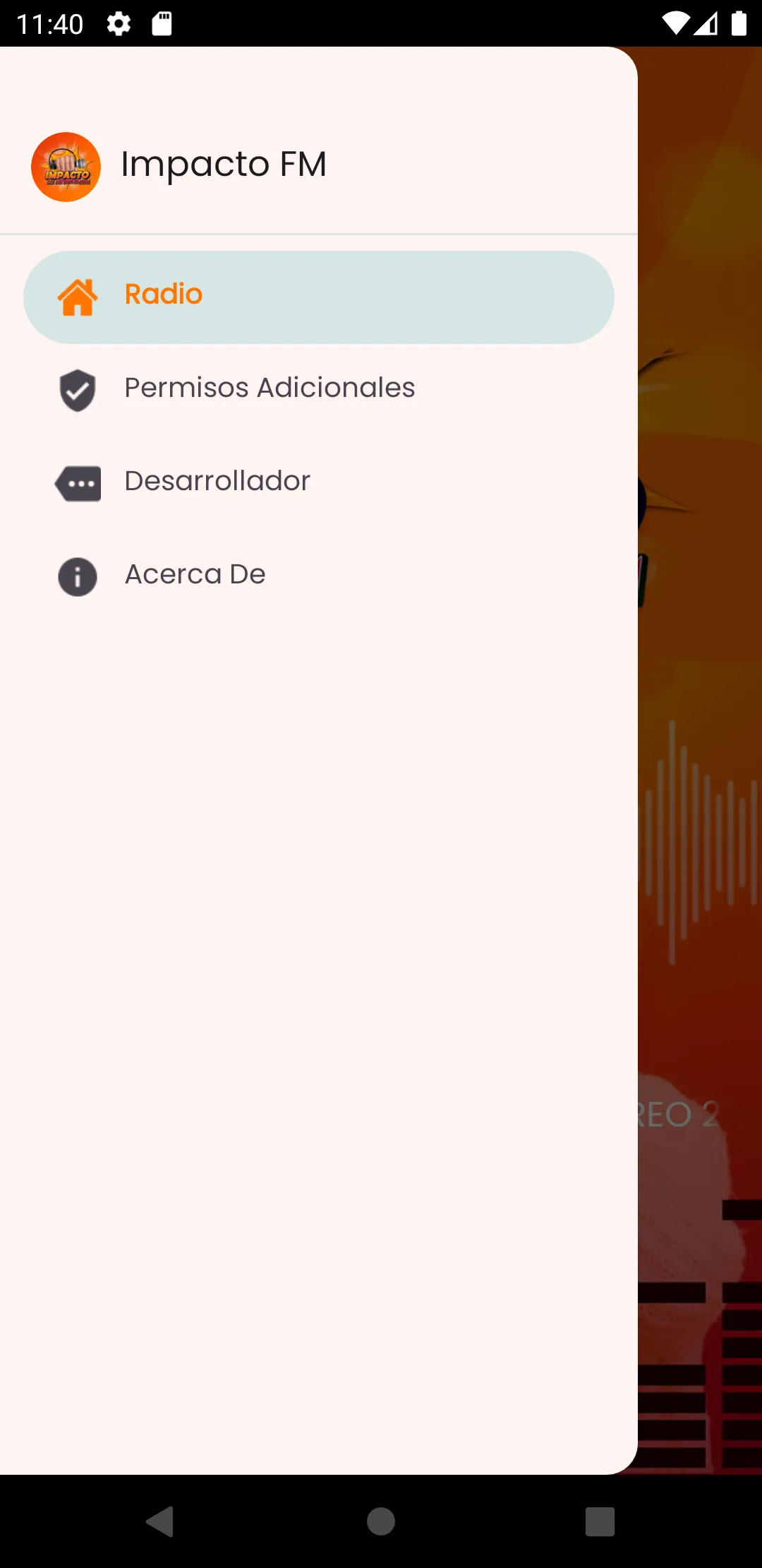 Impacto FM | Indus Appstore | Screenshot