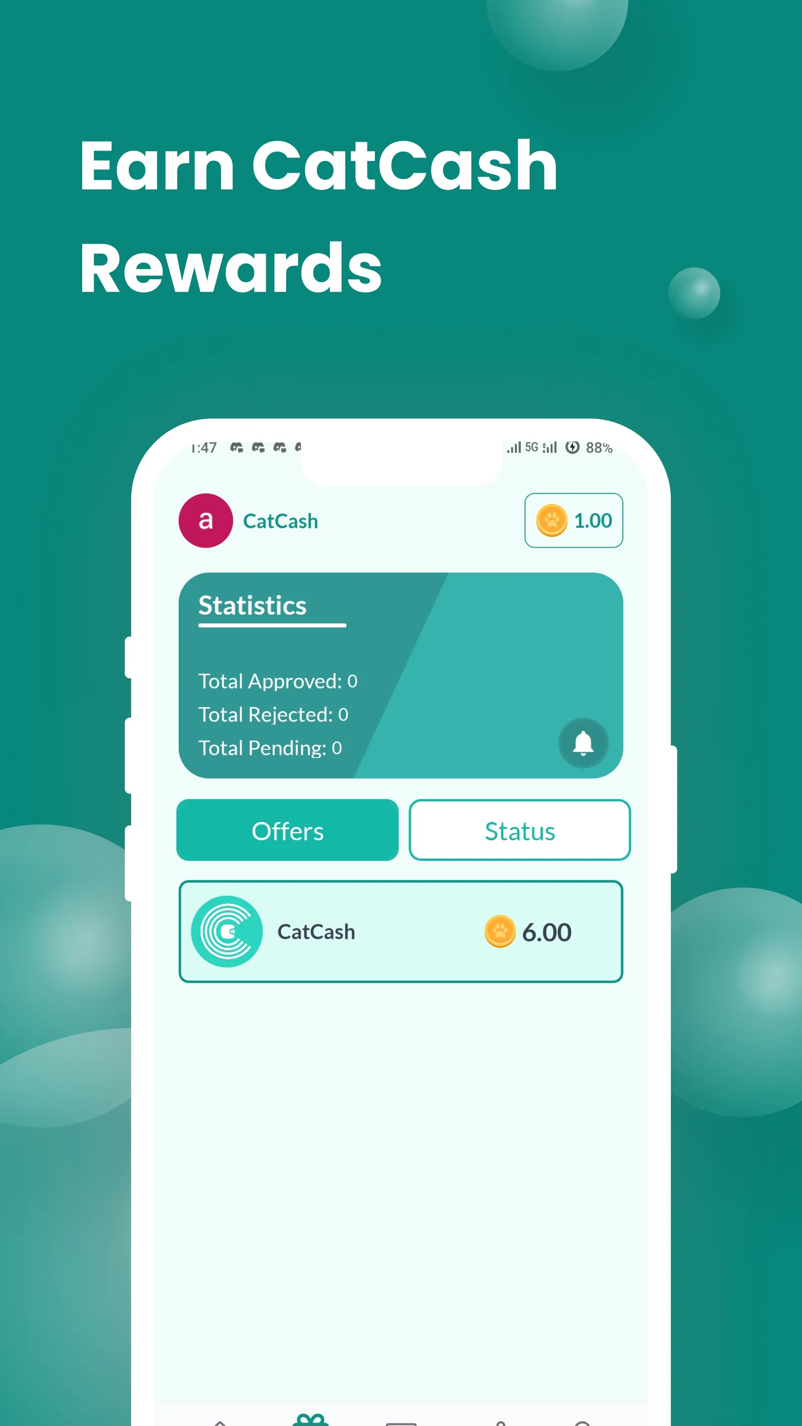 Catcash - Earn Instant Rewards | Indus Appstore | Screenshot