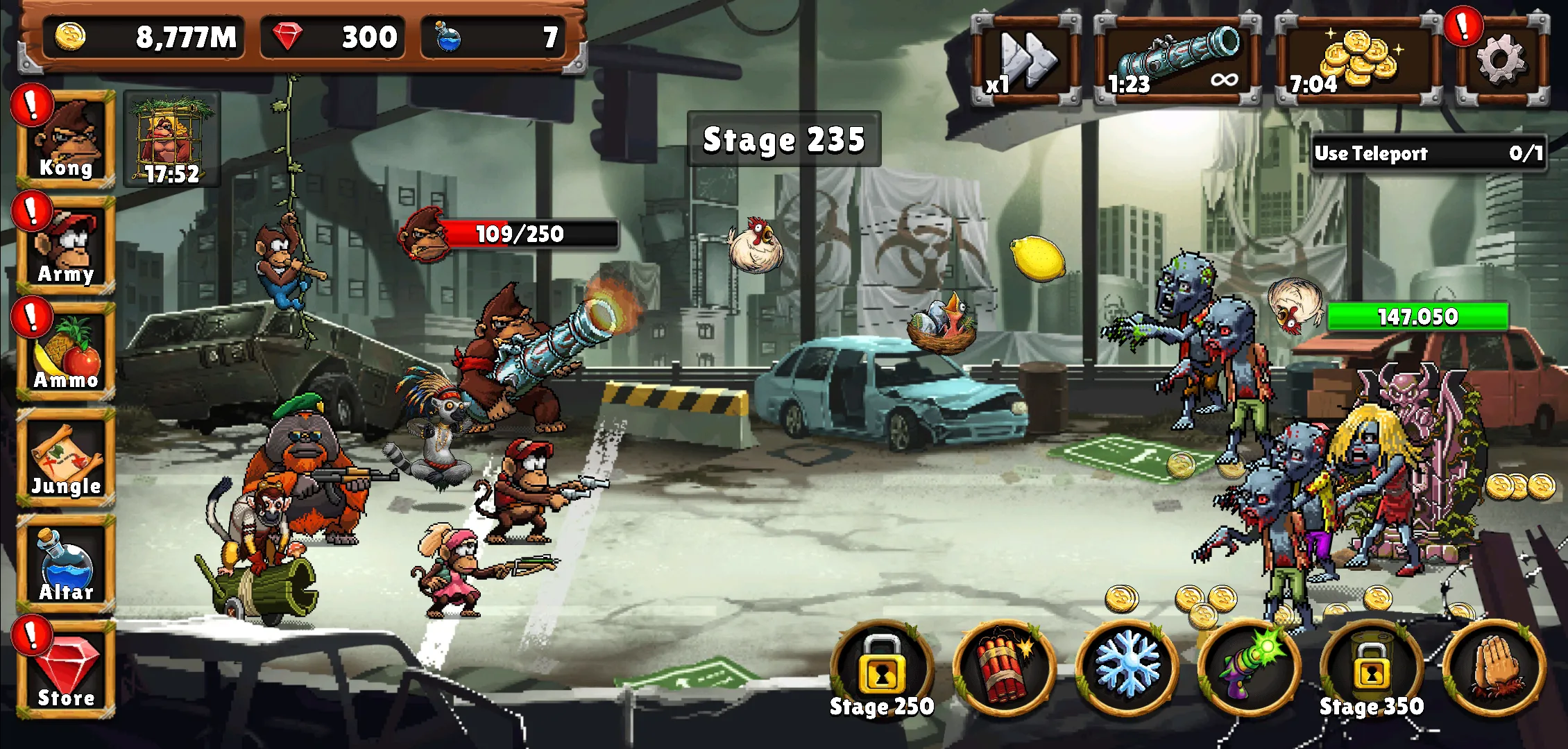 Apes vs. Zombies | Indus Appstore | Screenshot