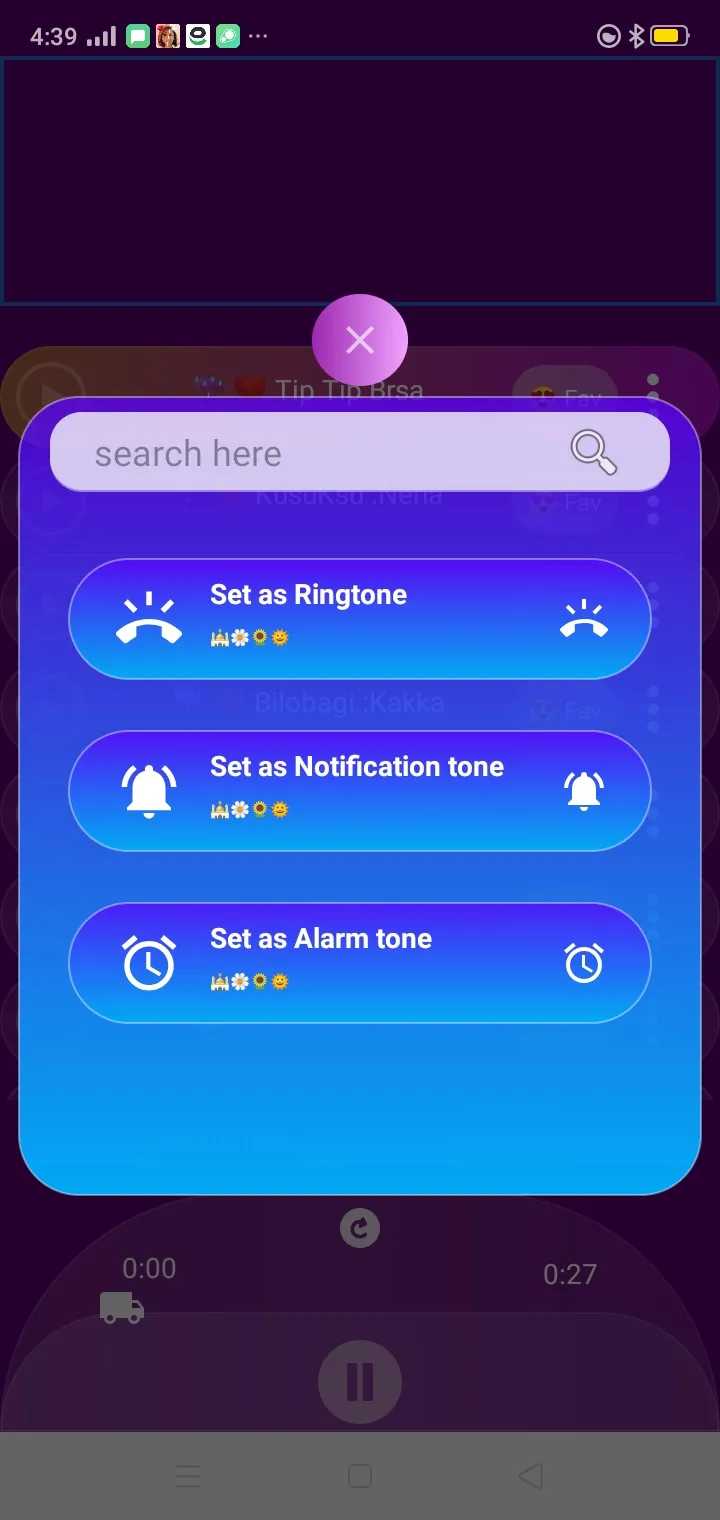 Hindi song ringtone player | Indus Appstore | Screenshot