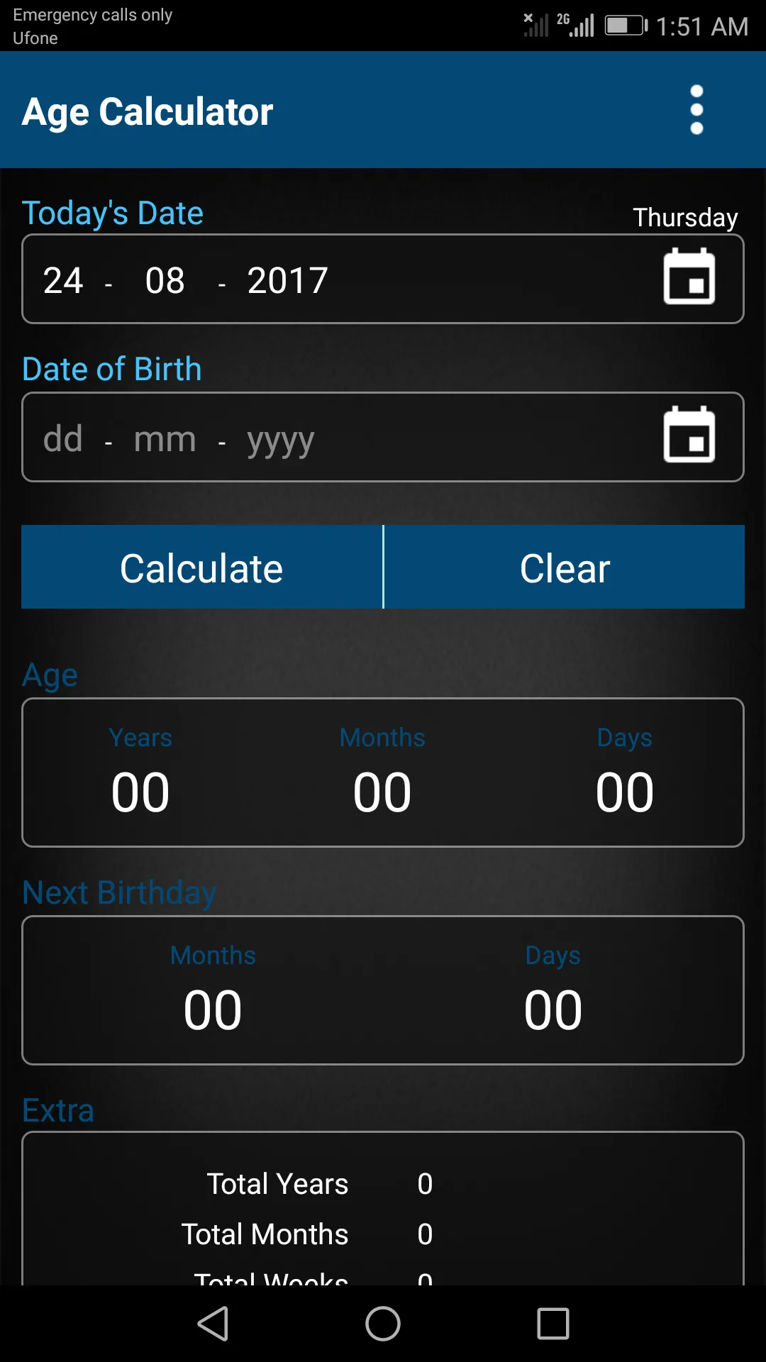 Age Calculator | Indus Appstore | Screenshot