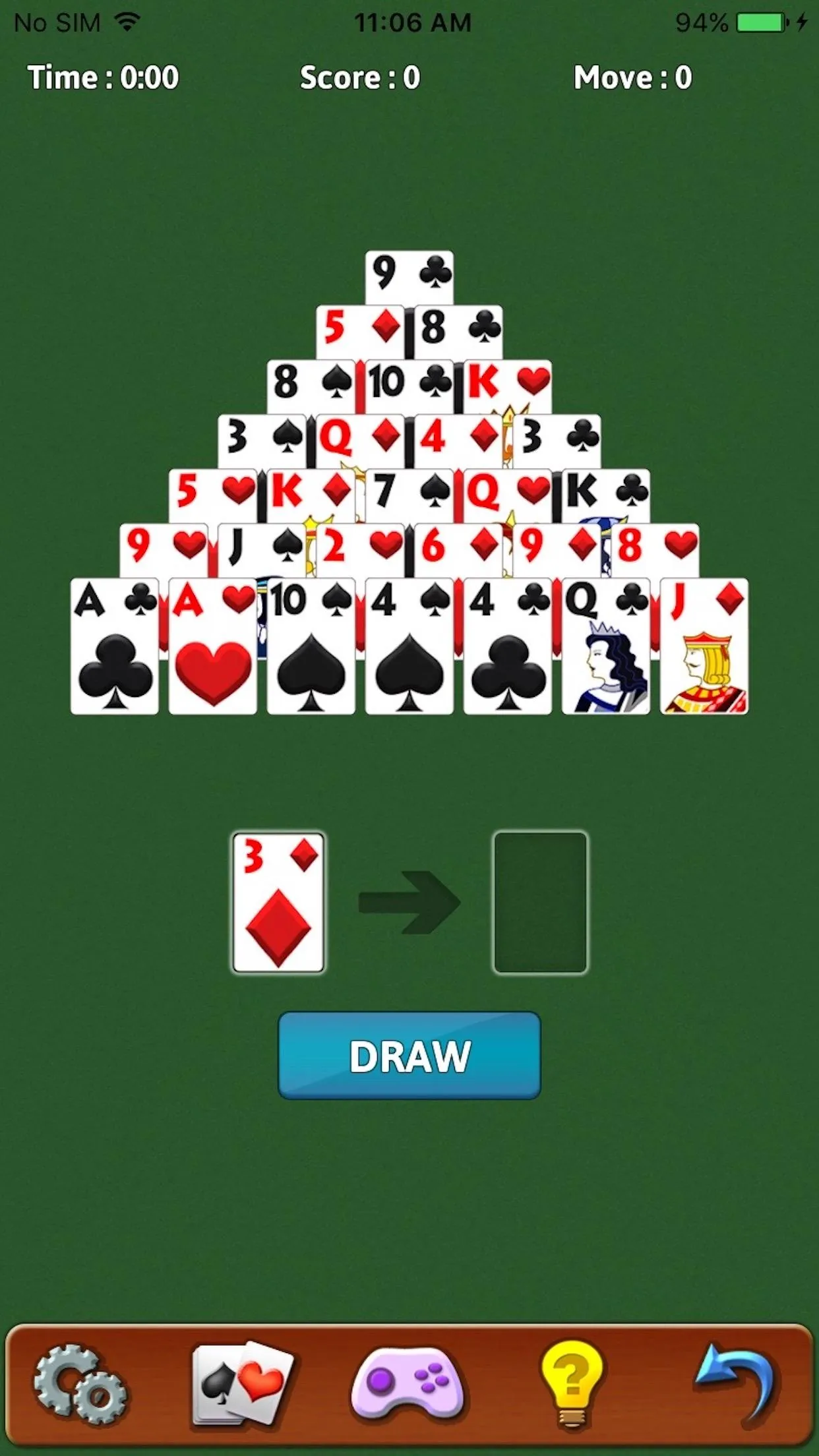 Pyramid Solitaire | Indus Appstore | Screenshot