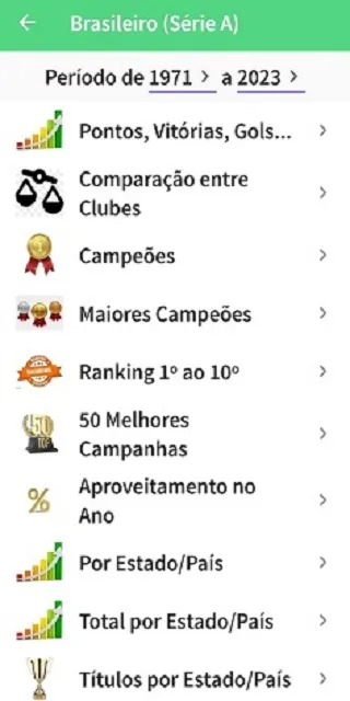 Ranking do Futebol | Indus Appstore | Screenshot