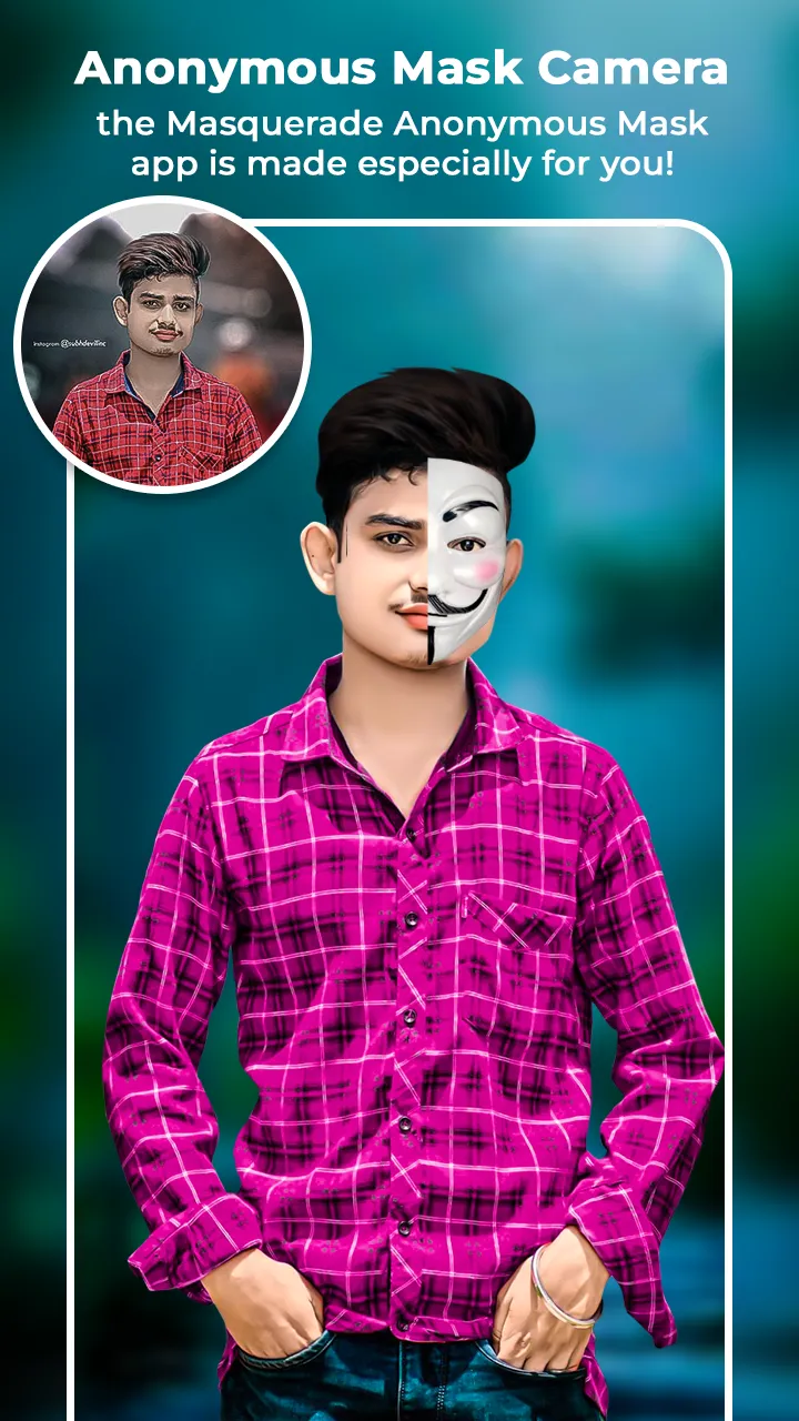 Anonymous Mask: Photo Editor | Indus Appstore | Screenshot