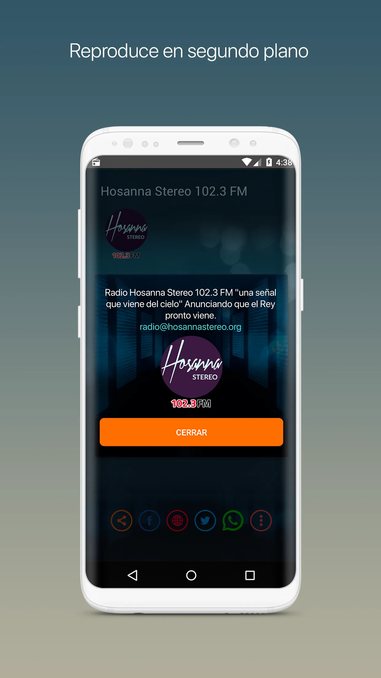 Hosanna Stereo 102.3 FM | Indus Appstore | Screenshot