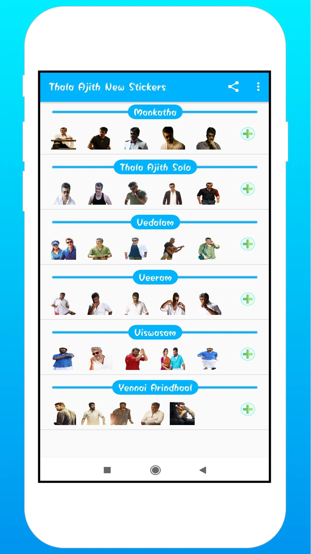 Thala Ajith Stickers | Indus Appstore | Screenshot