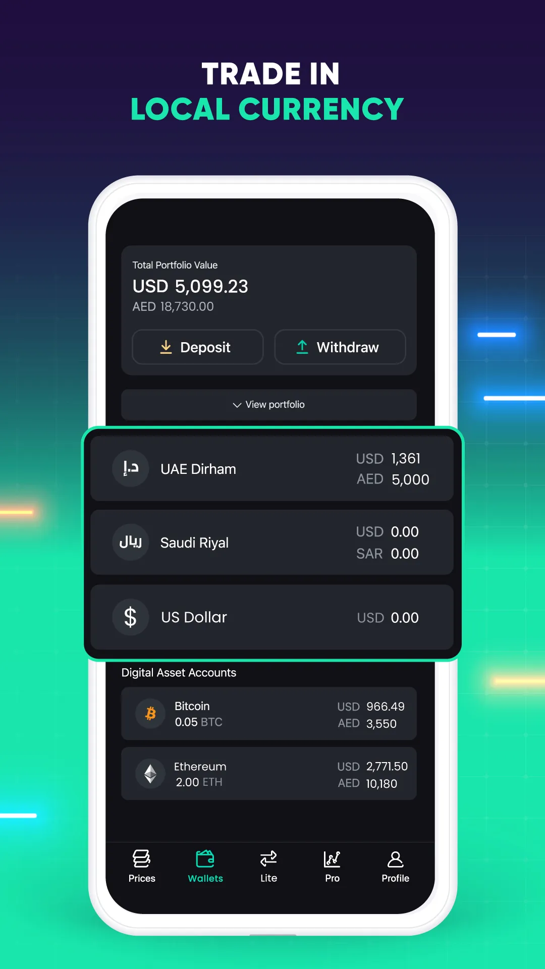 BitOasis: Buy Bitcoin & Crypto | Indus Appstore | Screenshot