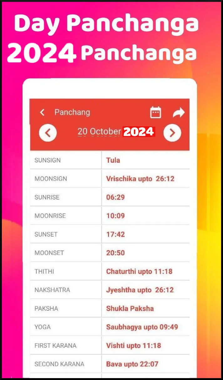 2024 Calendar | Indus Appstore | Screenshot