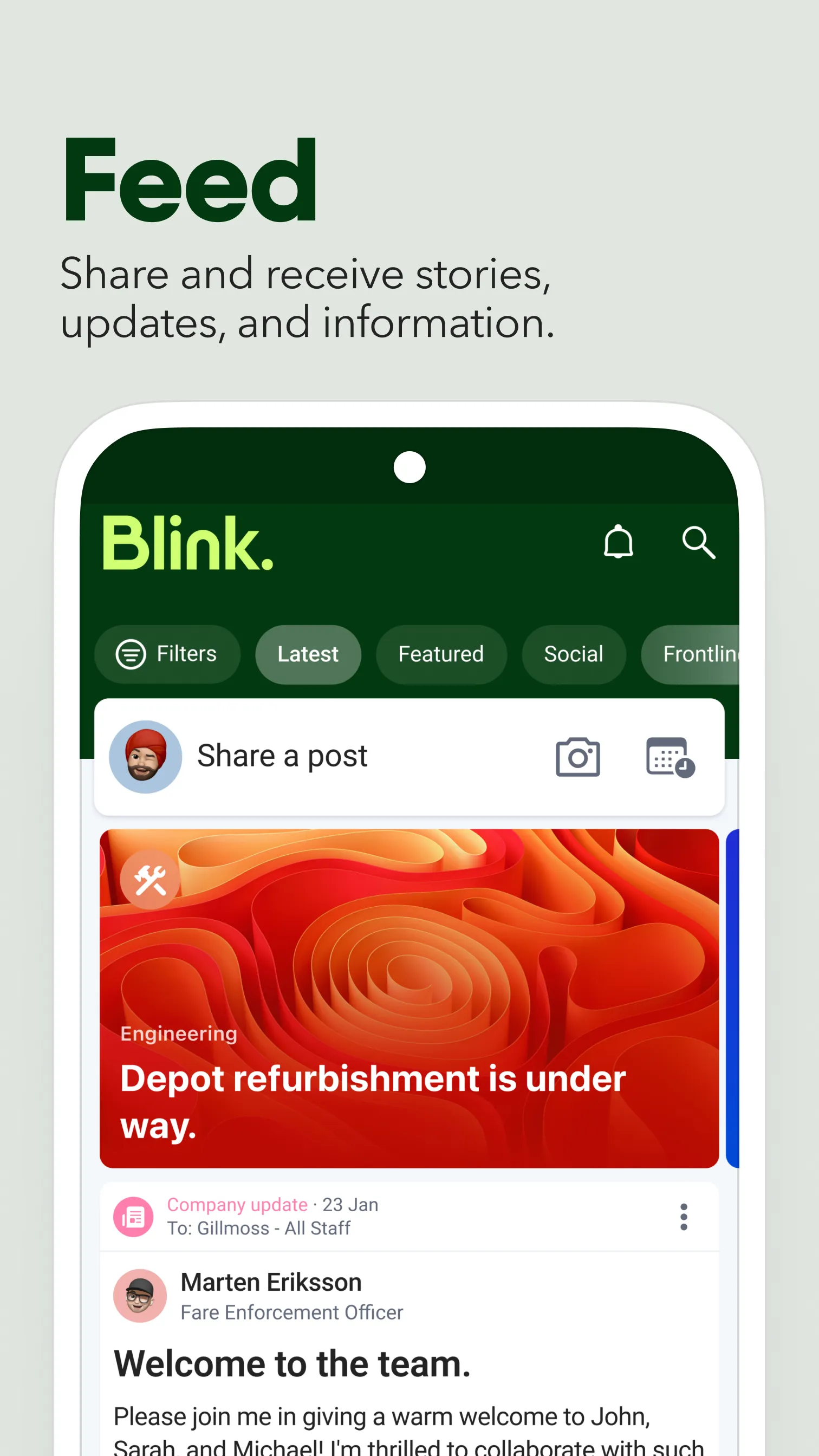 Blink - The Frontline App | Indus Appstore | Screenshot