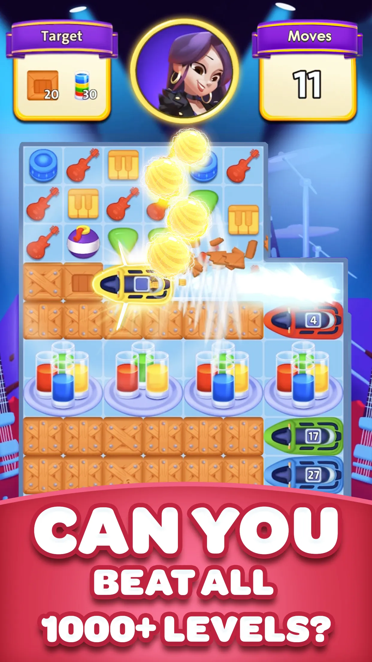 Match 3 - Hard Rock Adventures | Indus Appstore | Screenshot