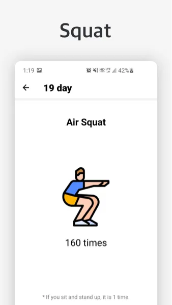 squat plank lunge challenge | Indus Appstore | Screenshot