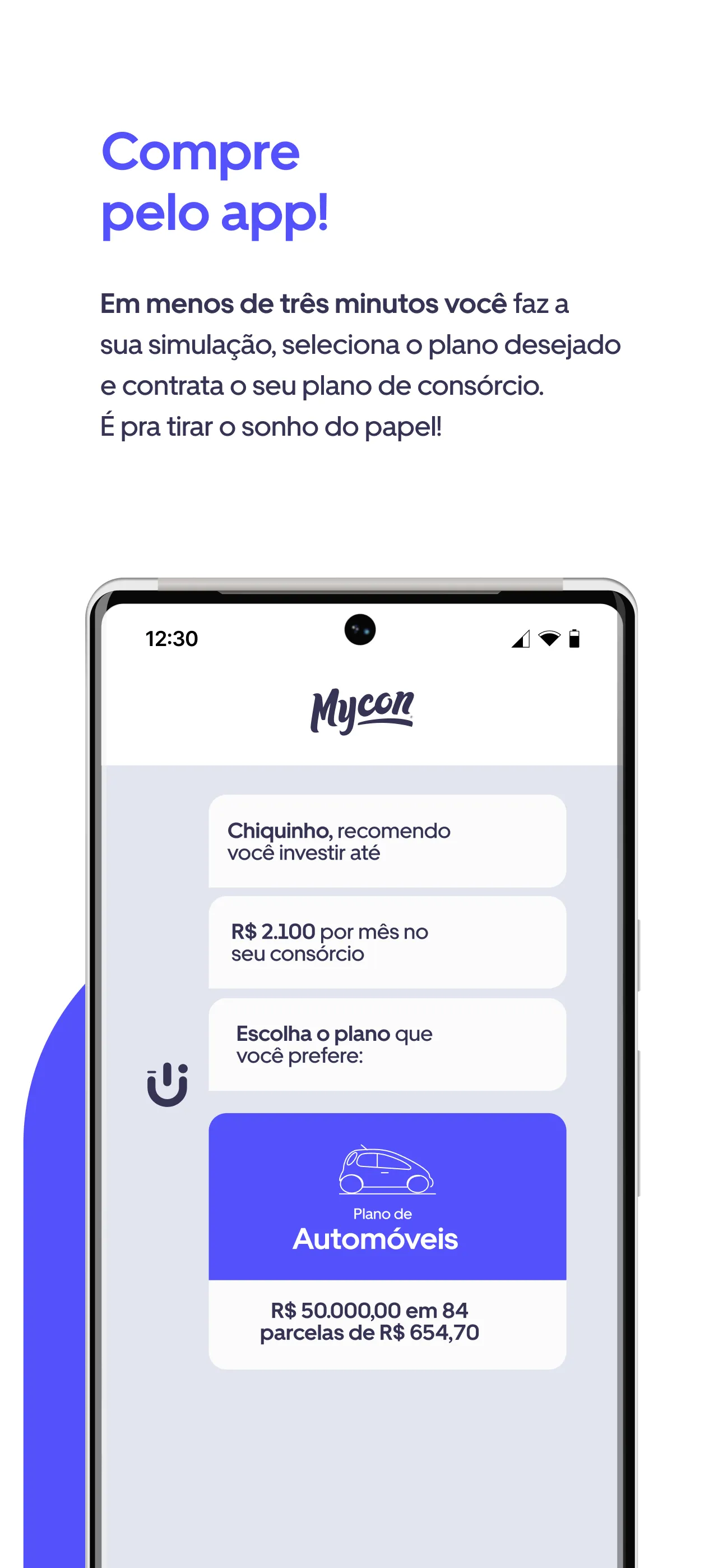 Mycon, consórcio digital | Indus Appstore | Screenshot