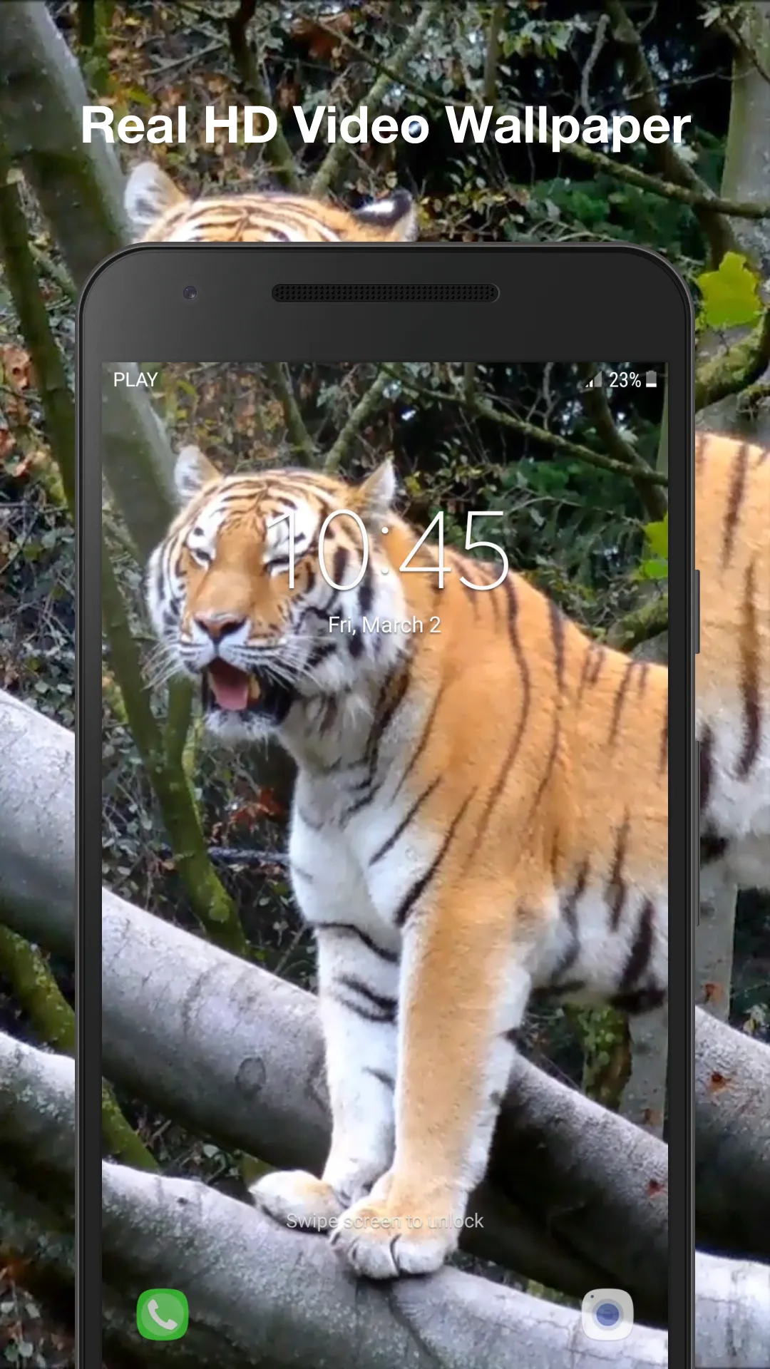 Tiger 3d Live Wallpaper | Indus Appstore | Screenshot