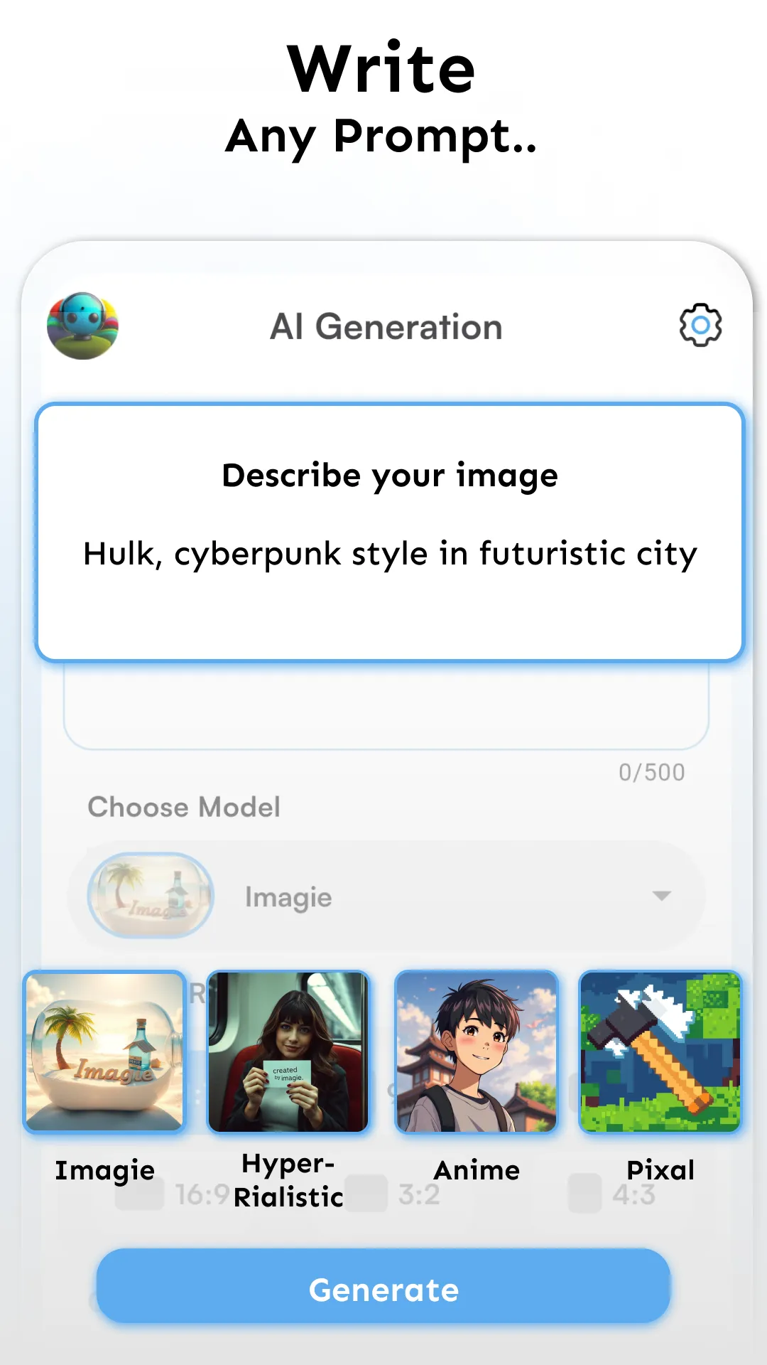 Imagie - AI Art and AI Chat | Indus Appstore | Screenshot