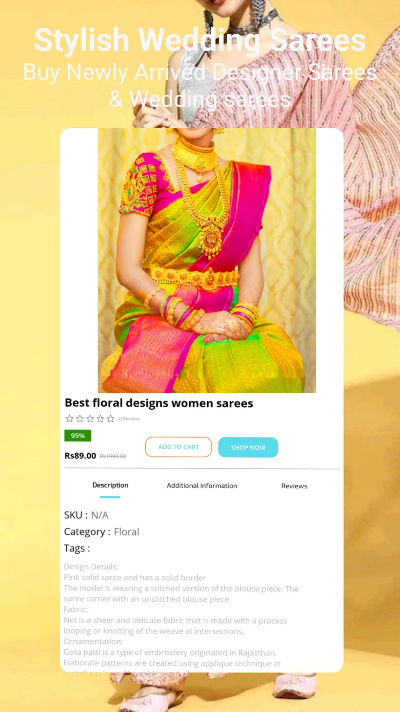 Saree Online Shopping | Indus Appstore | Screenshot