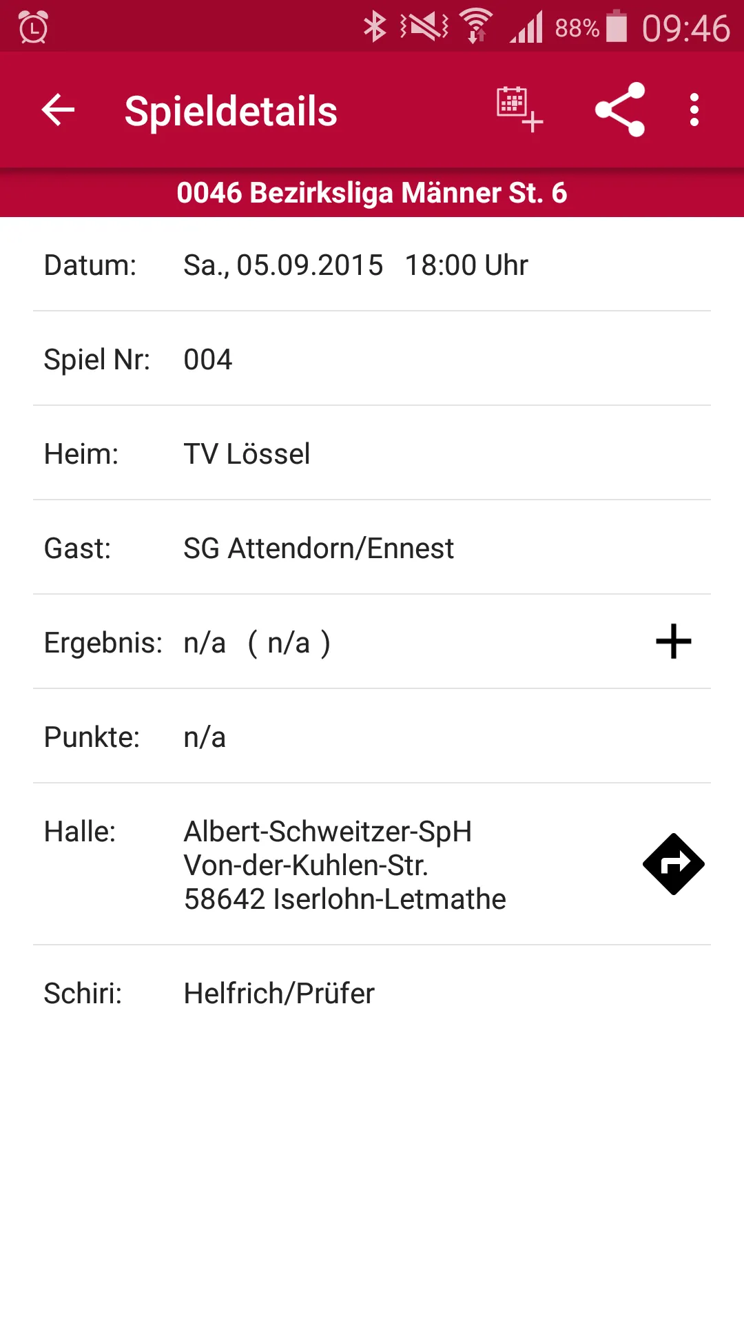 SG Attendorn Ennest e.V. | Indus Appstore | Screenshot