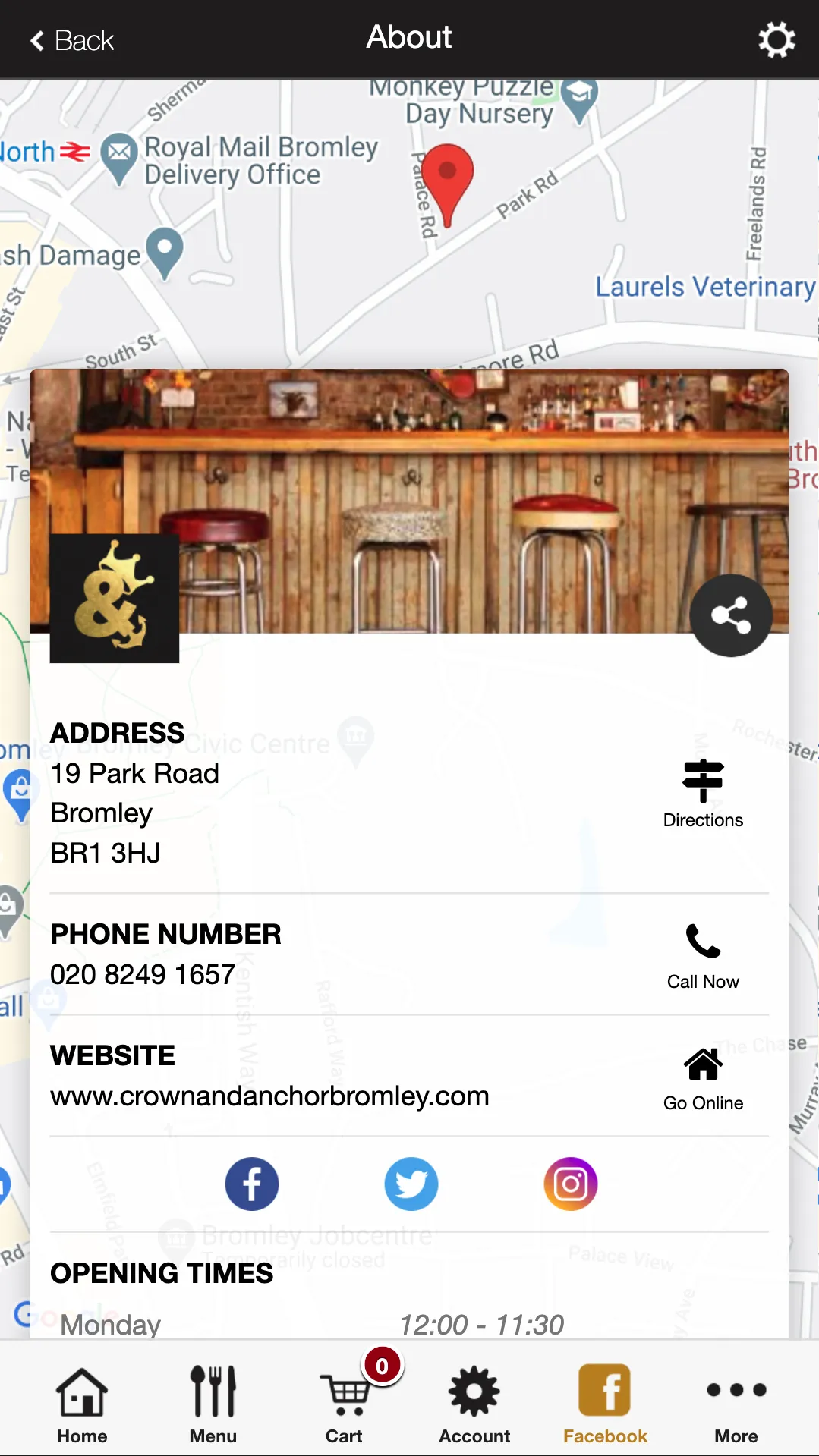 Crown & Anchor Bromley | Indus Appstore | Screenshot