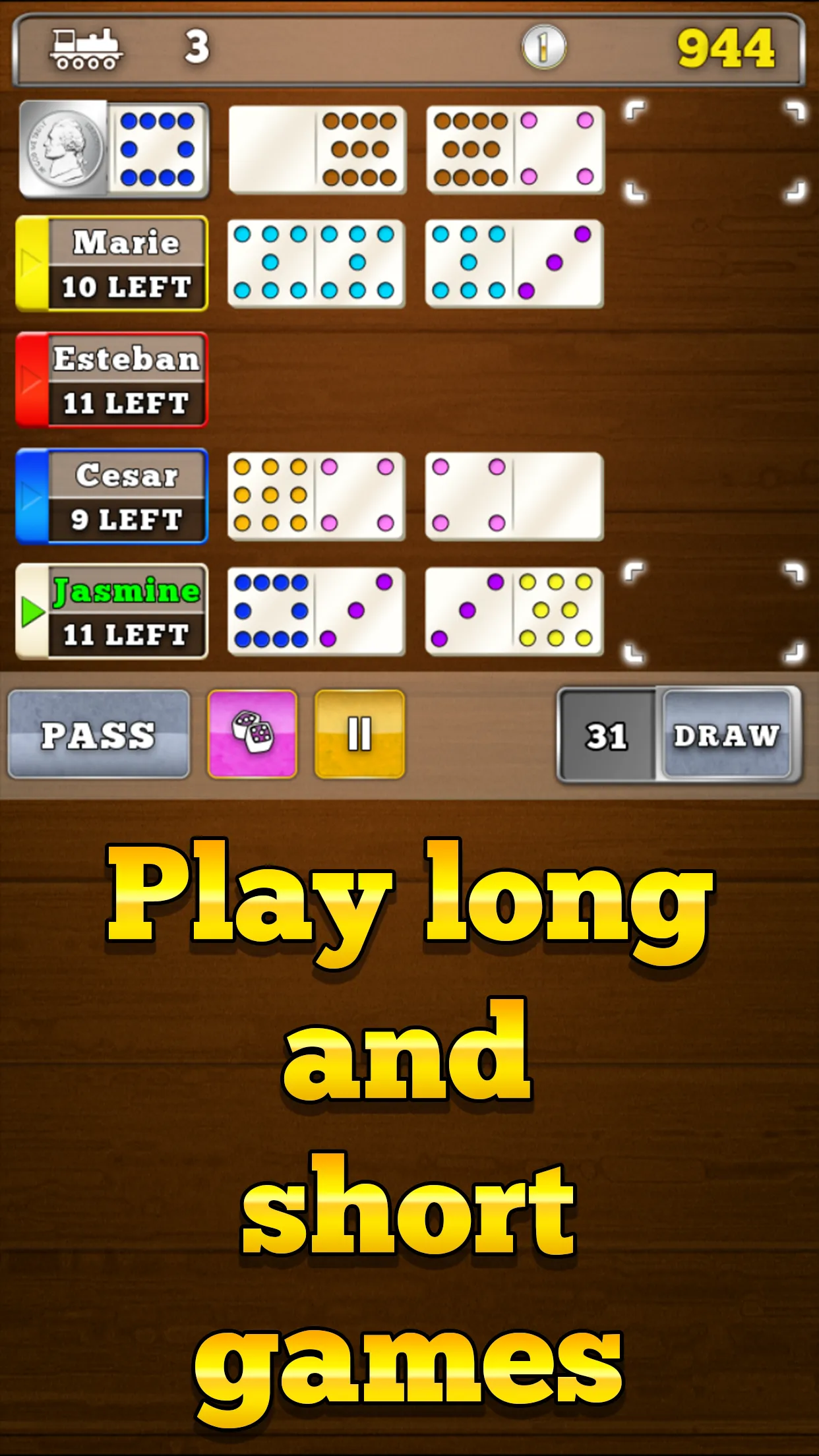 Mexican Train Dominoes Gold | Indus Appstore | Screenshot