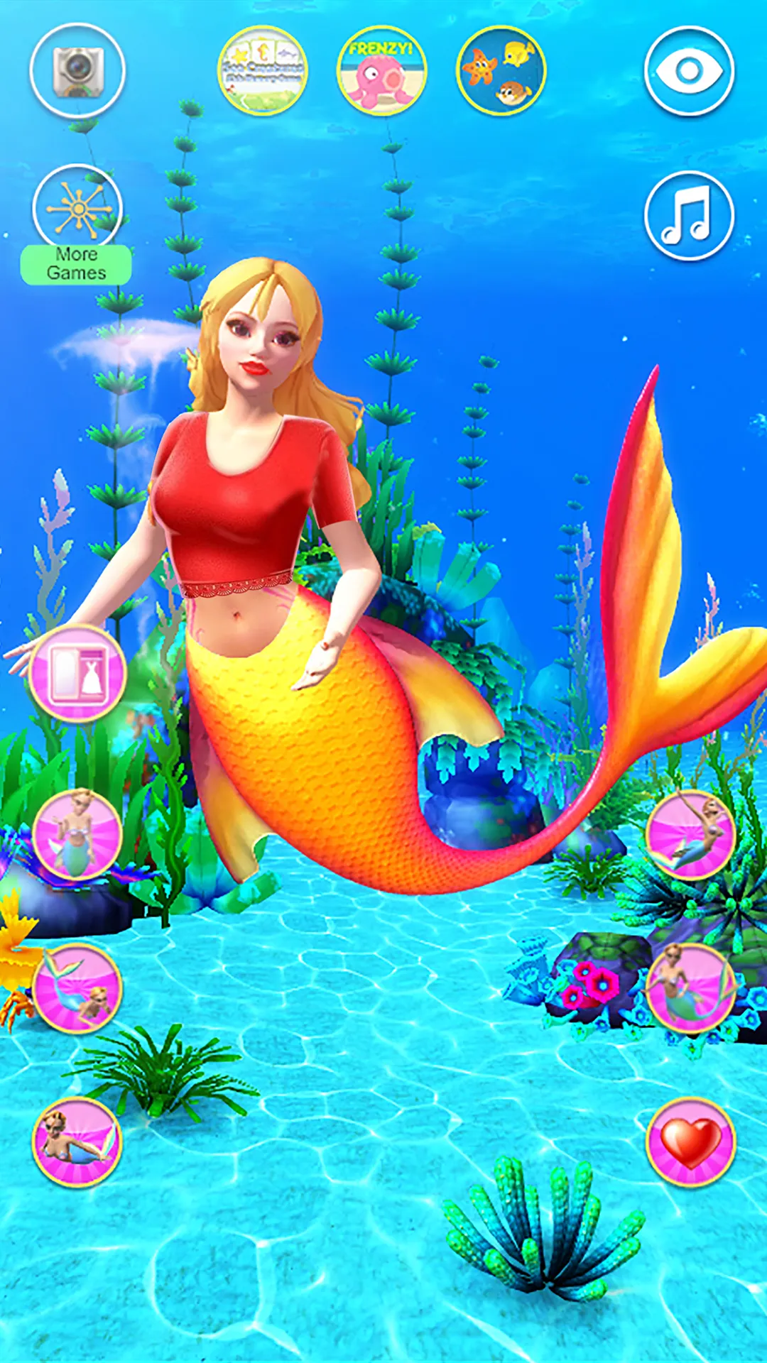 Talking Mermaid | Indus Appstore | Screenshot