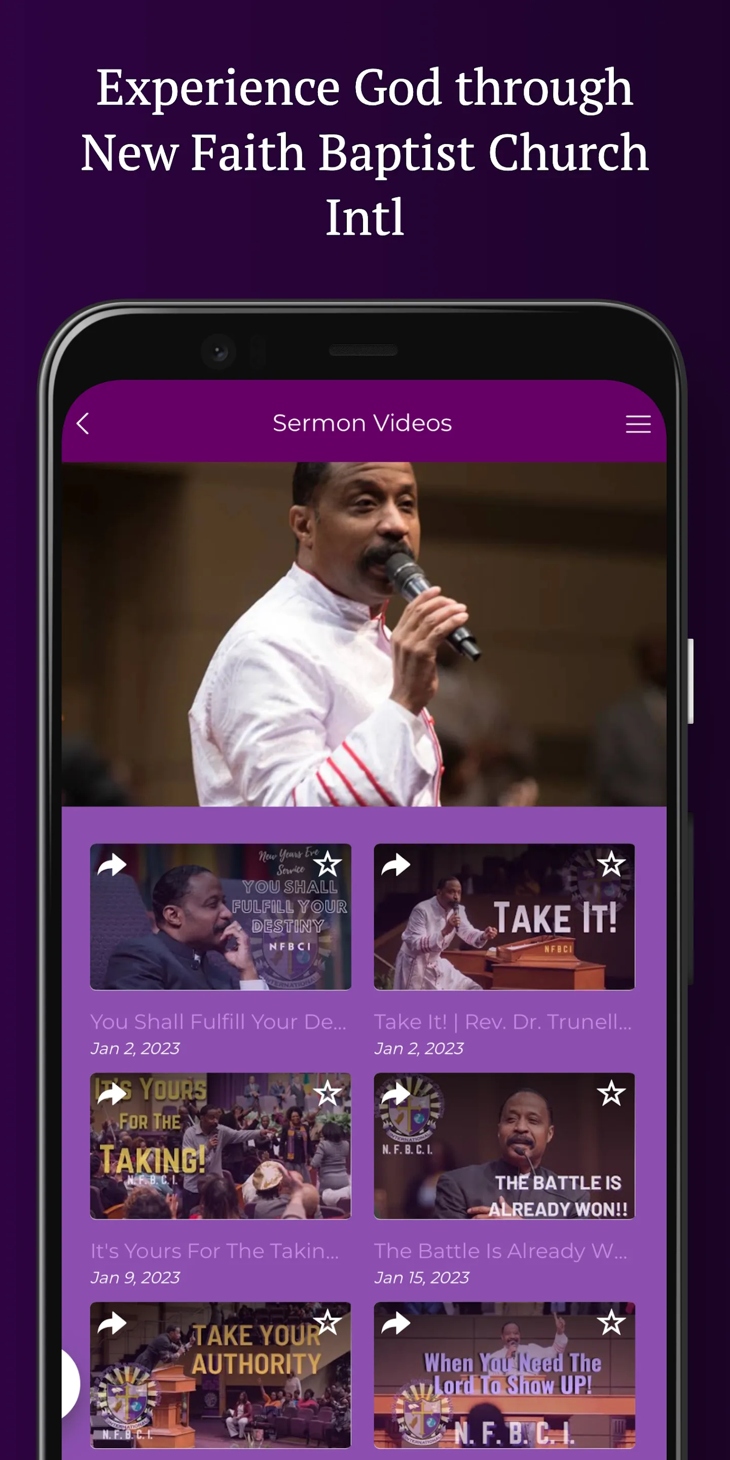 New Faith Baptist Church Intl | Indus Appstore | Screenshot