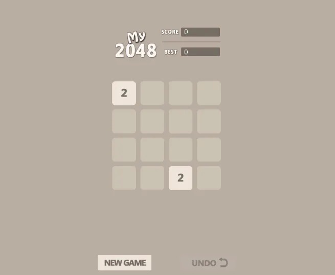 My 2048 | Indus Appstore | Screenshot