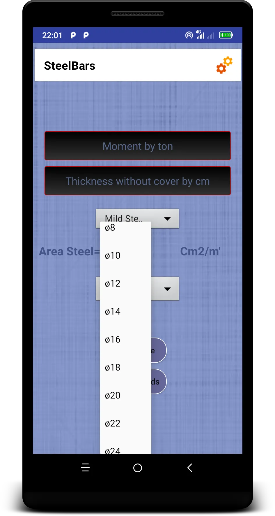 Bars Diameter | Indus Appstore | Screenshot