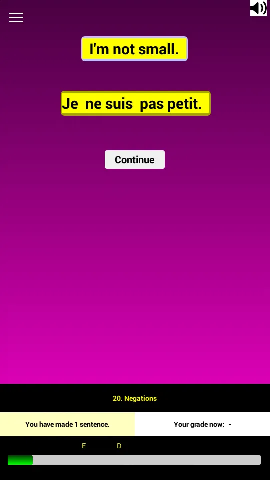 French Grammar Gaps D | Indus Appstore | Screenshot