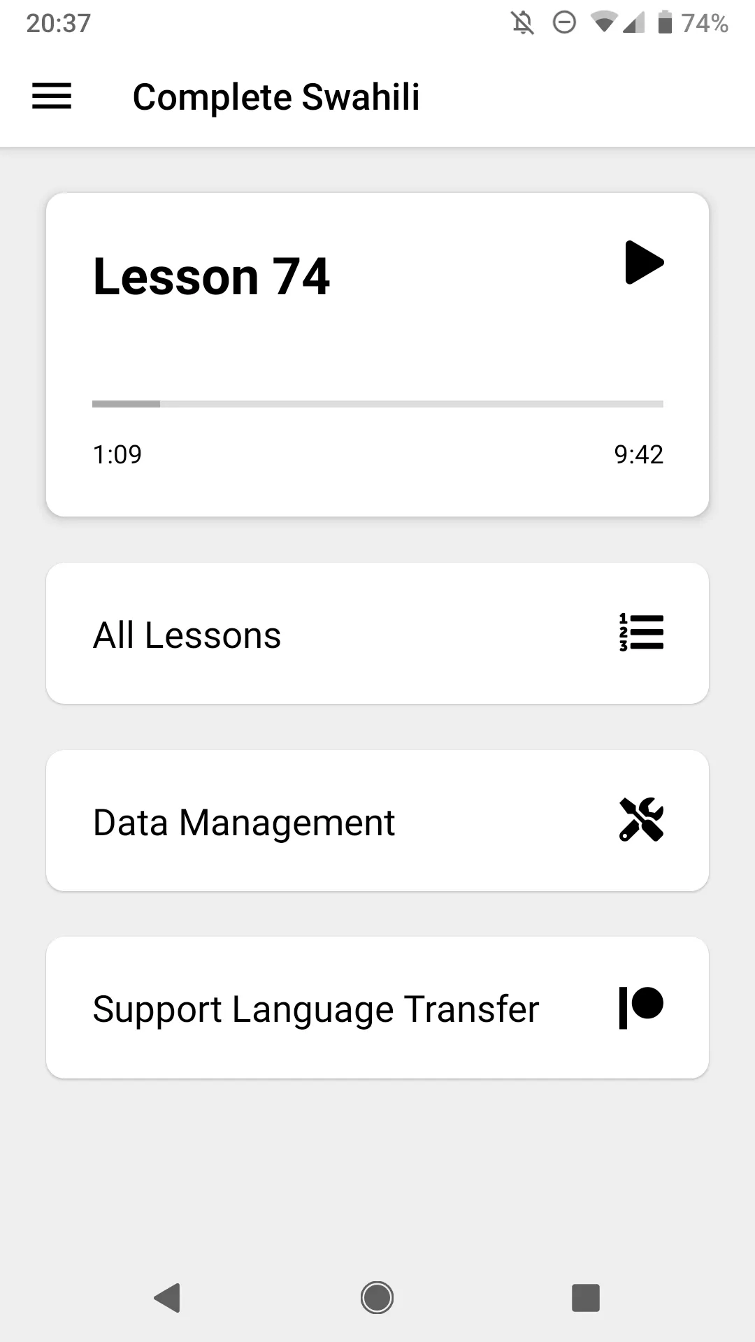 Language Transfer | Indus Appstore | Screenshot