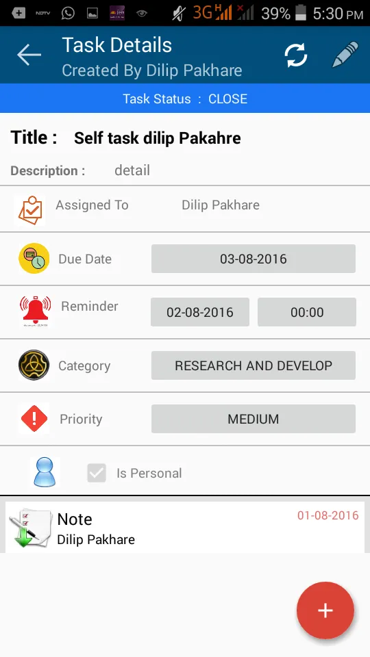 Task Management | Indus Appstore | Screenshot