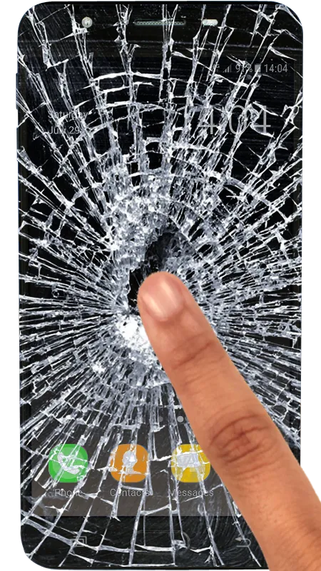 Broken screen prank | Indus Appstore | Screenshot