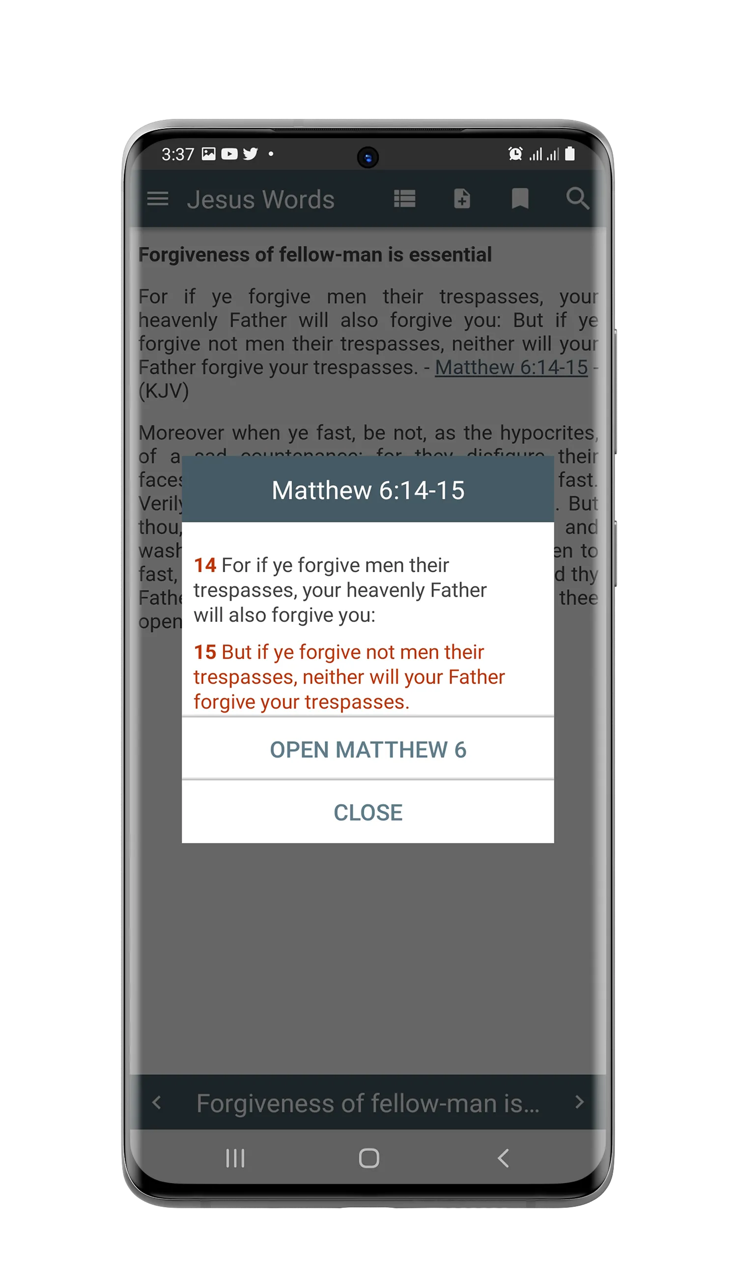 Jesus Words | Indus Appstore | Screenshot