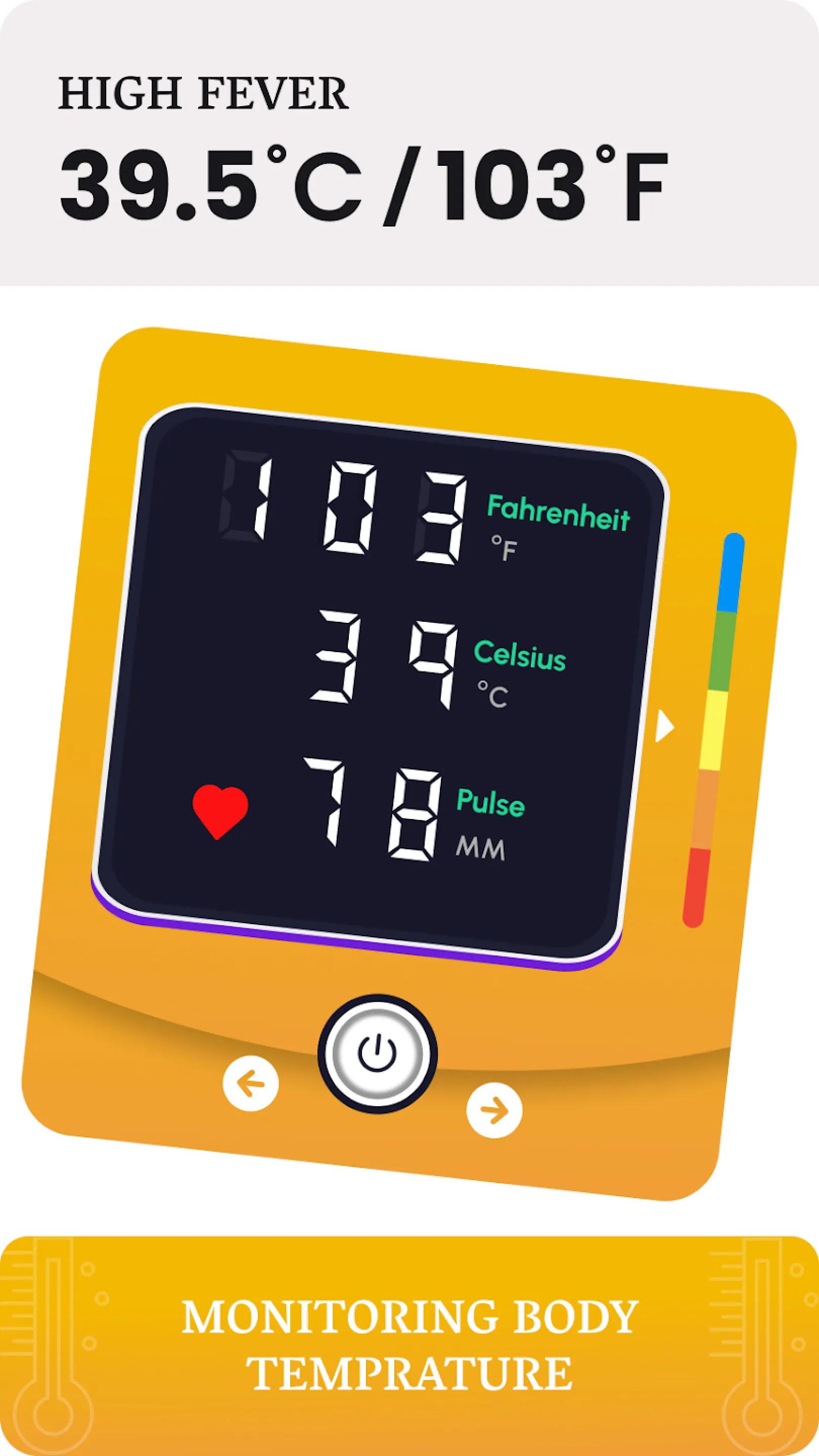 Body Temperature Fever Tracker | Indus Appstore | Screenshot