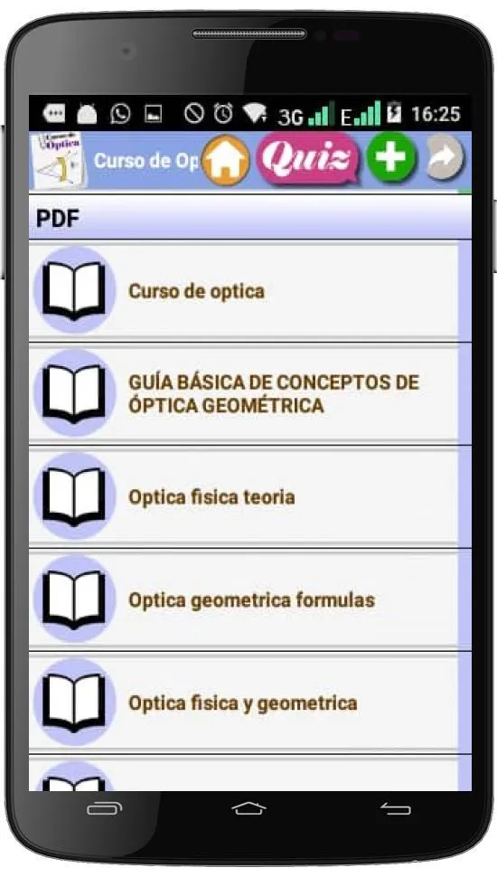 CURSO DE ÓPTICA | Indus Appstore | Screenshot