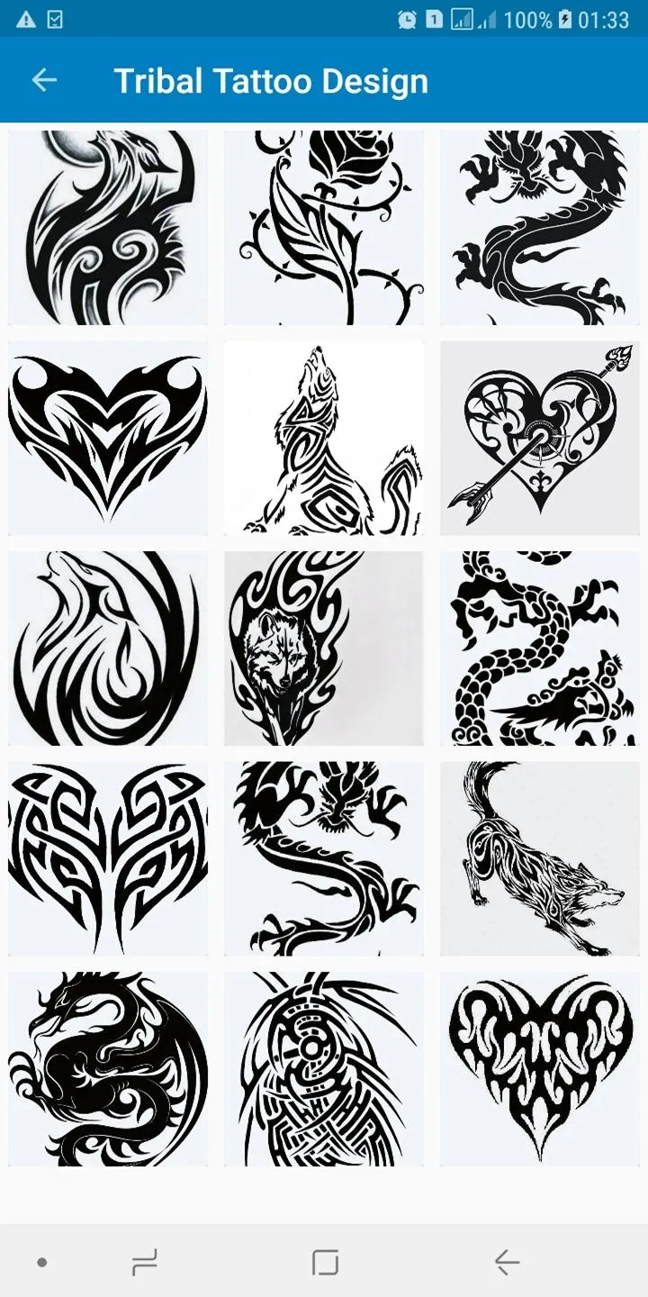 Simple Tribal Tattoo Design | Indus Appstore | Screenshot