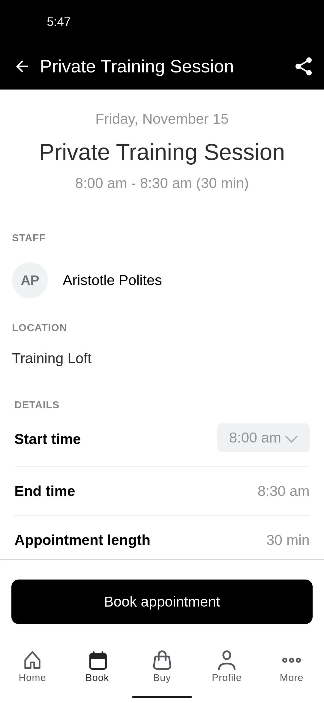 The Training Loft | Indus Appstore | Screenshot